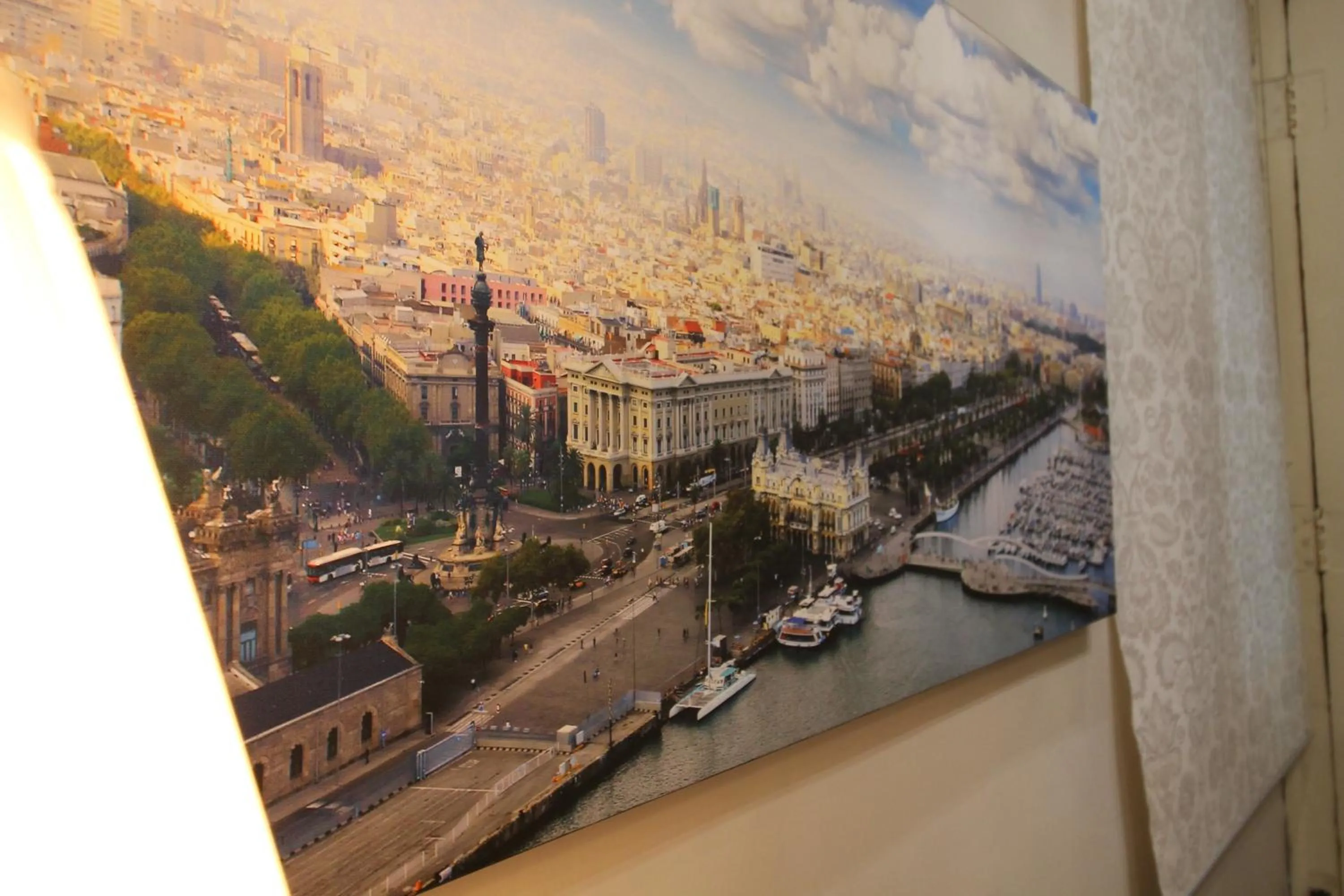 Decorative detail in Hostal Orleans