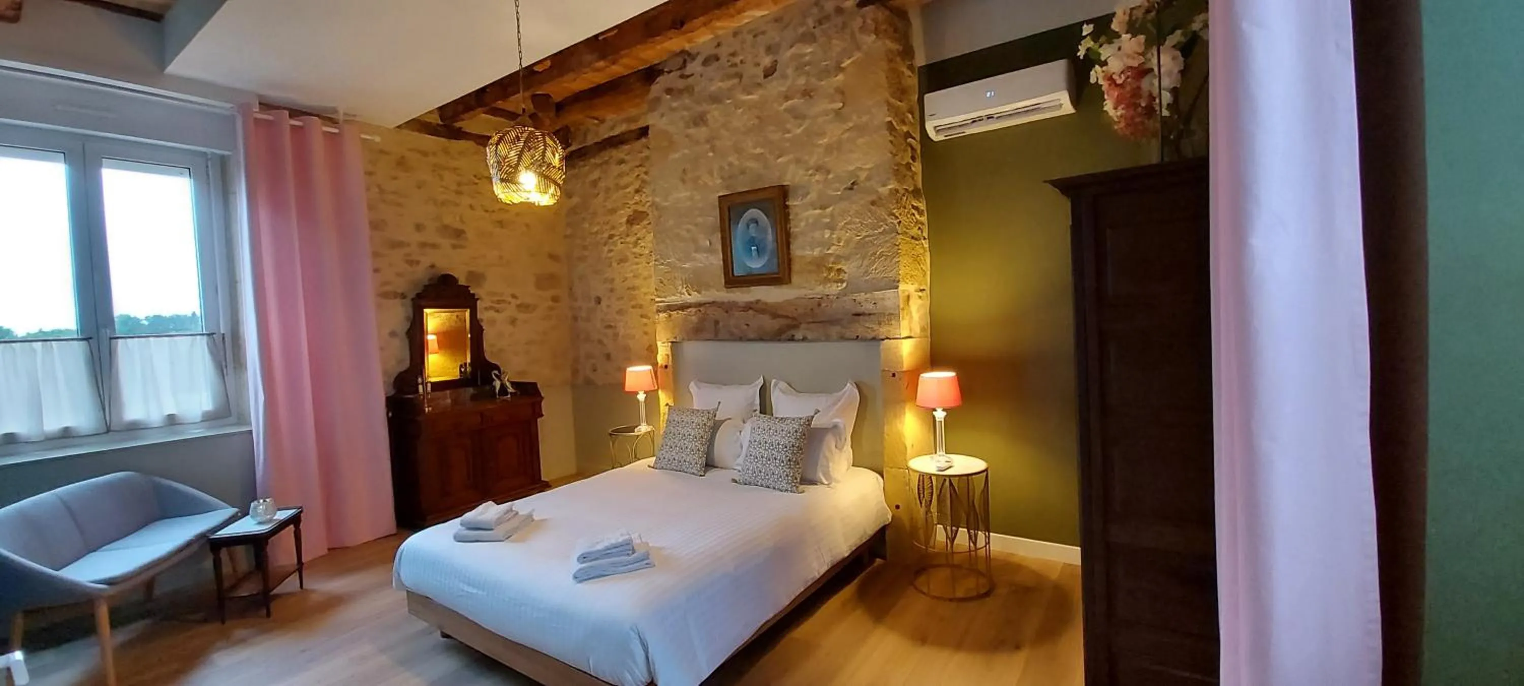 Bed in Le Clos des Bories