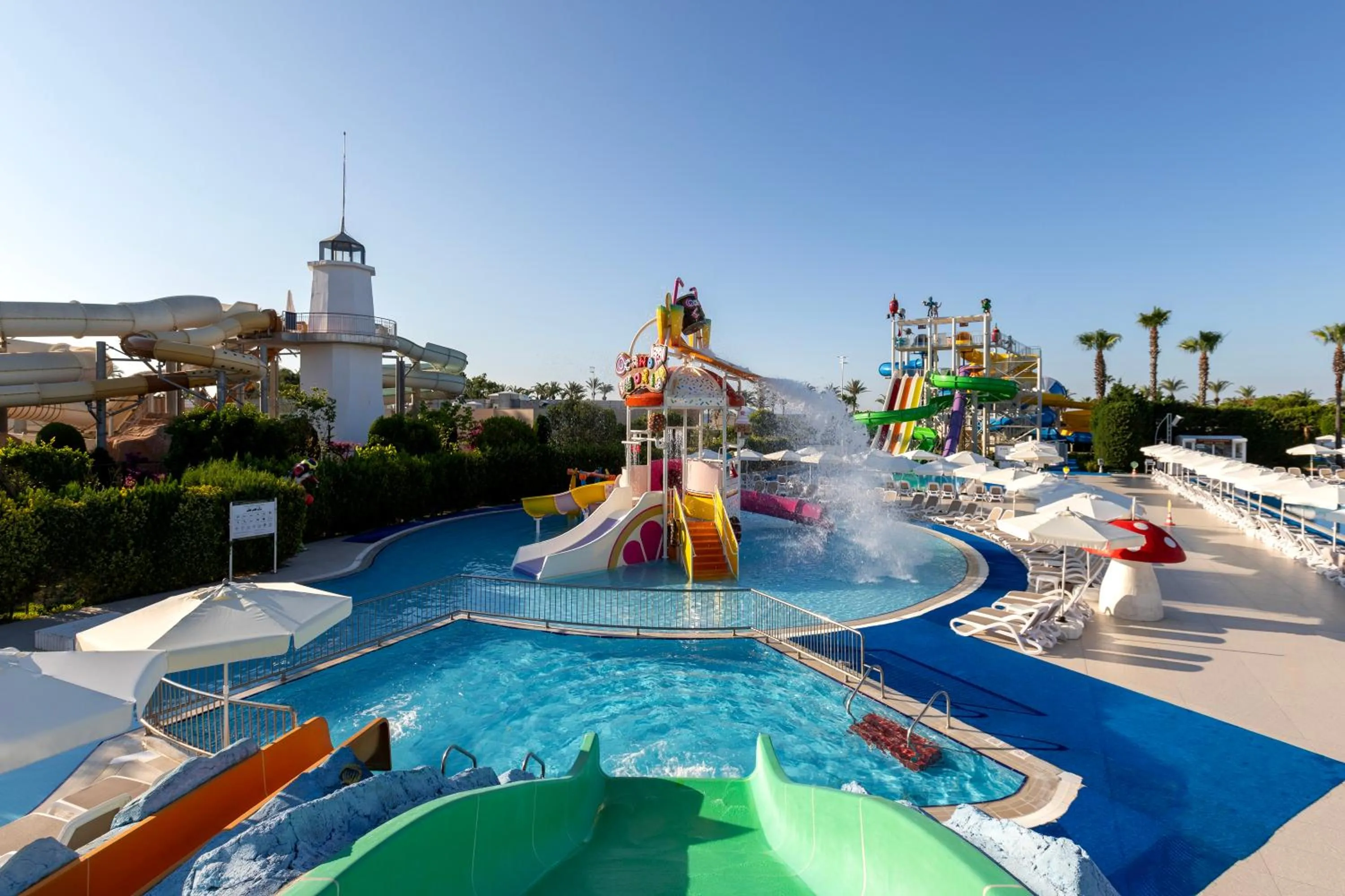 Aqua park in Miracle Resort Hotel
