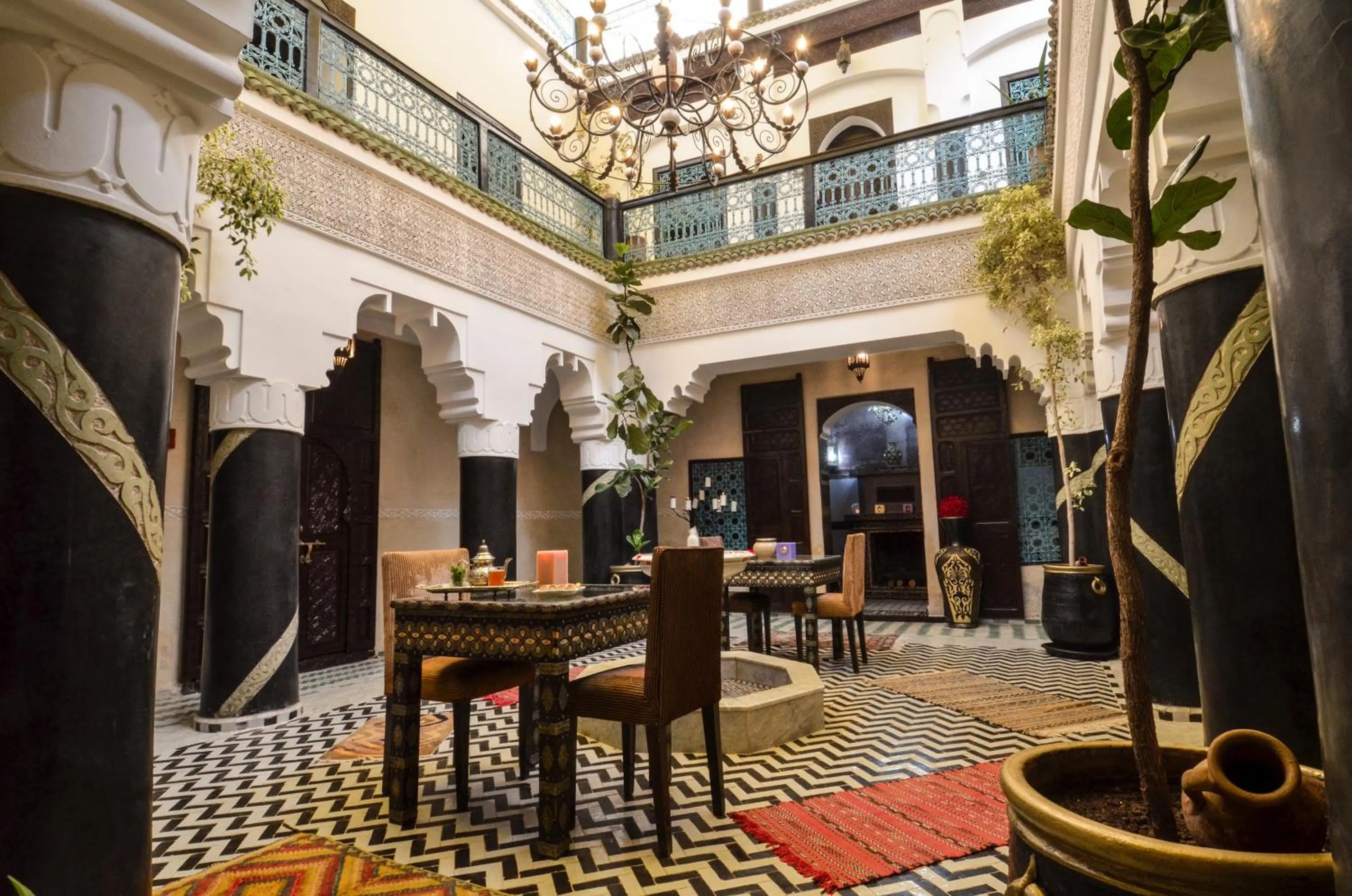 Patio in Riad Ben Tachfine