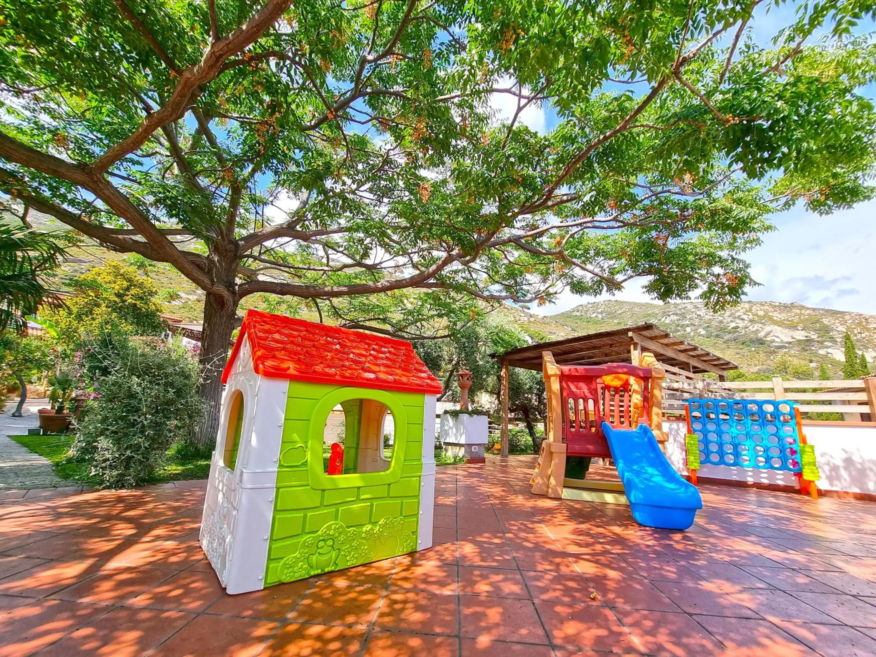 Children play ground in Eco Hotel Montemerlo