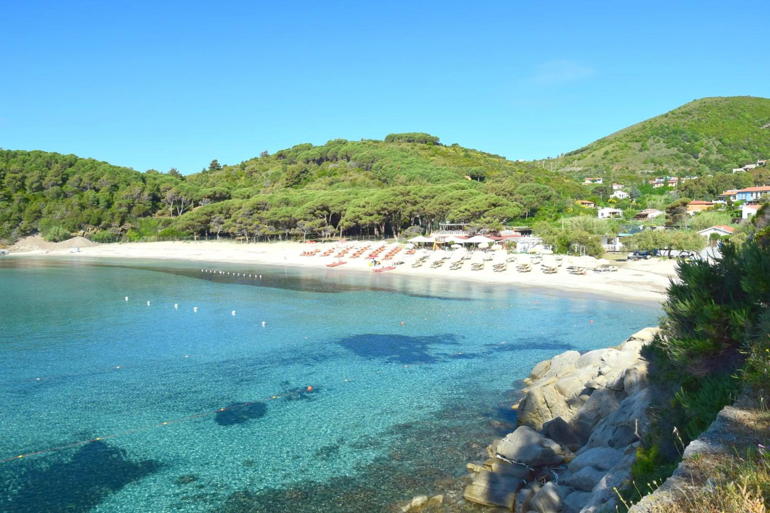 Beach in Eco Hotel Montemerlo