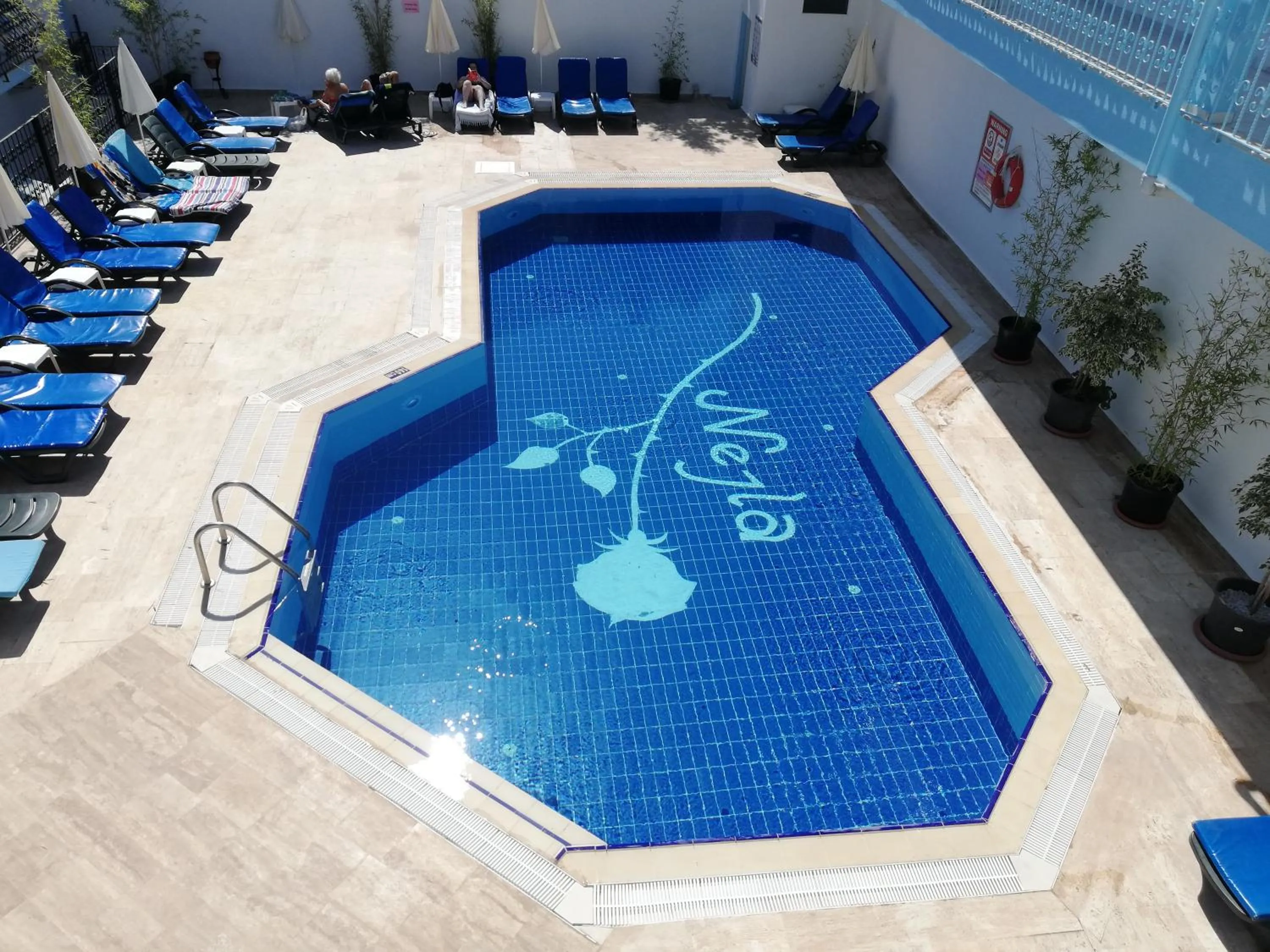 Swimming pool in Karbel Hotel