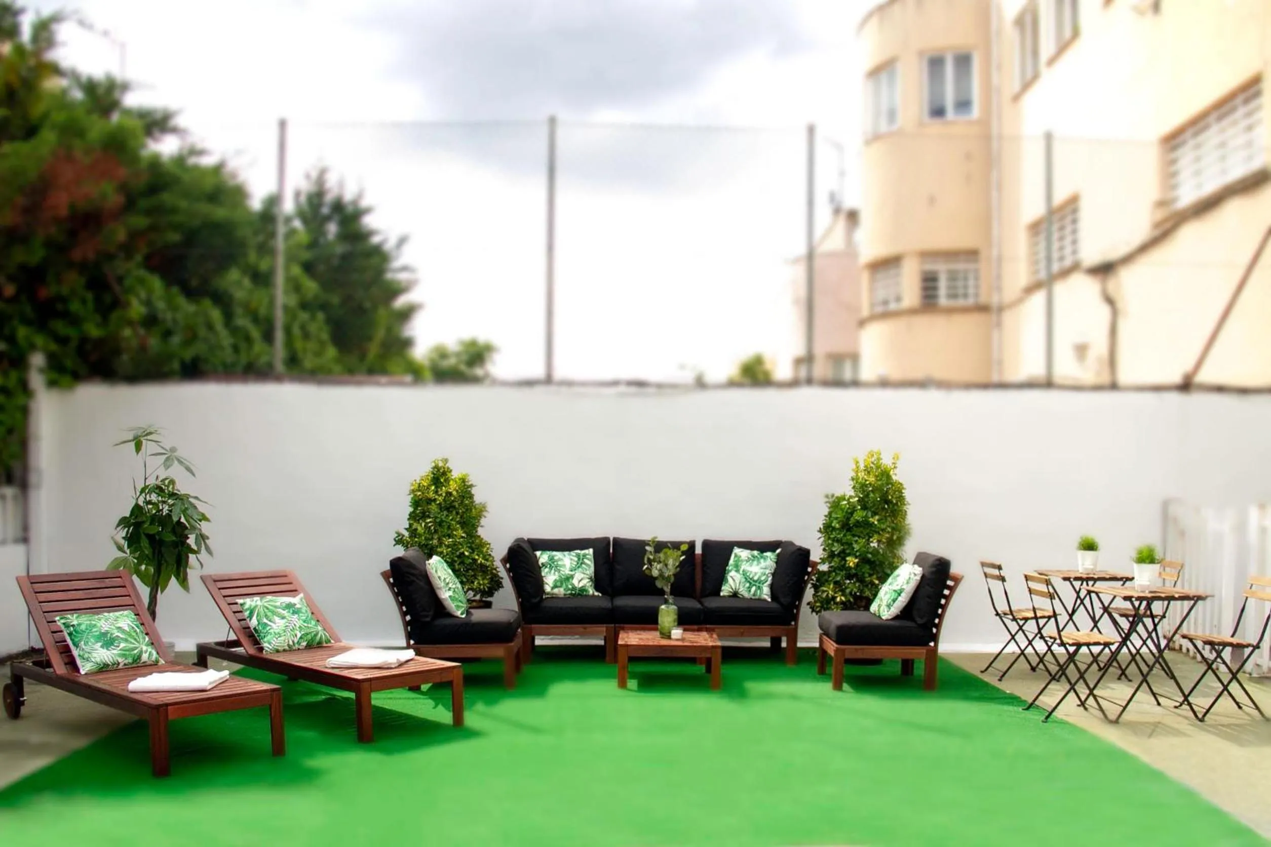 Garden in Real Beds Madrid