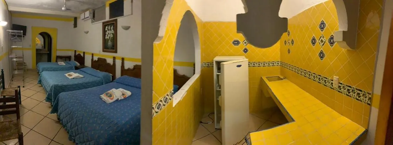 Bedroom, Bed in Hotel Real Jojutla