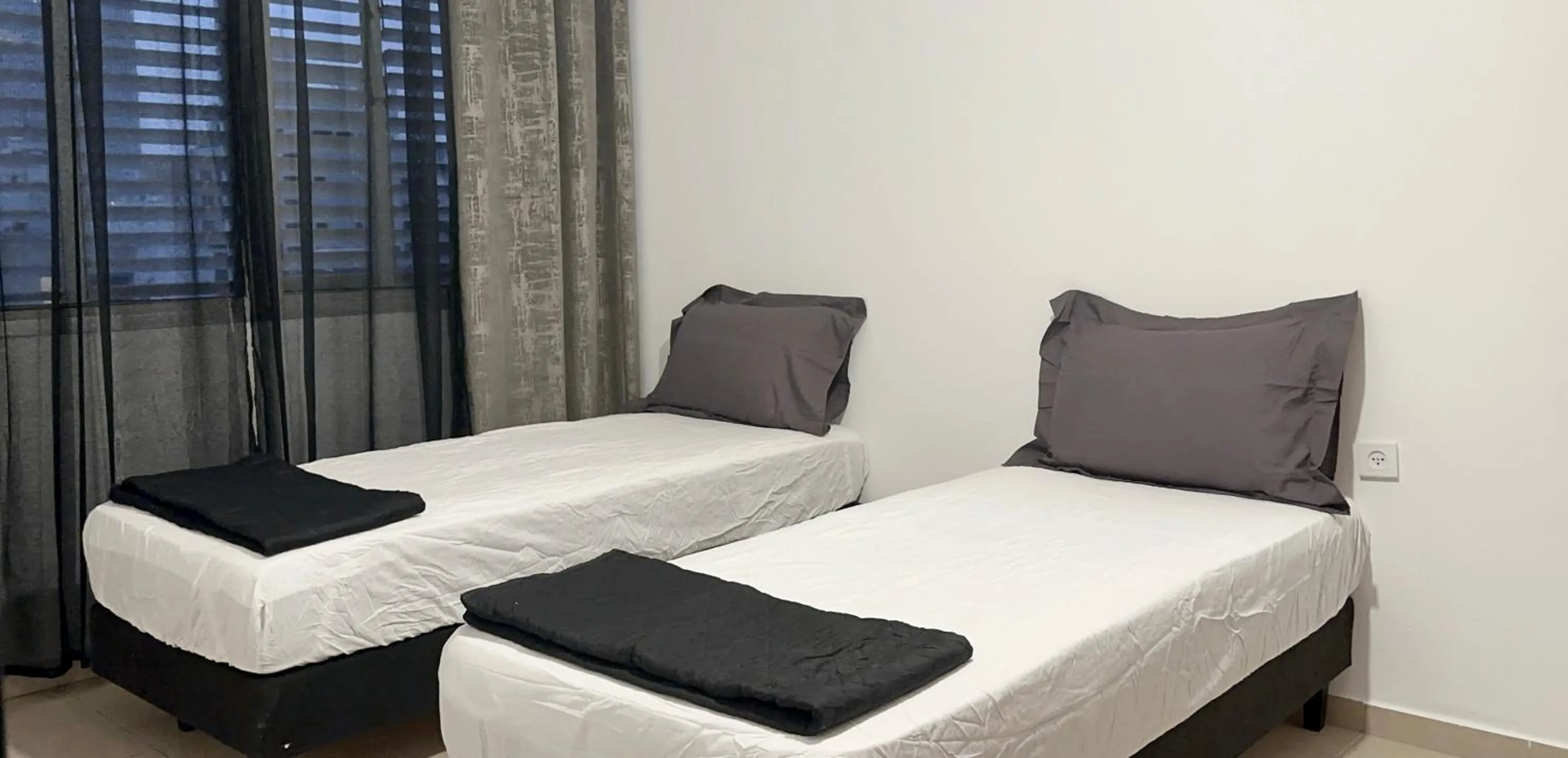 Bed in Stylish Tel Aviv