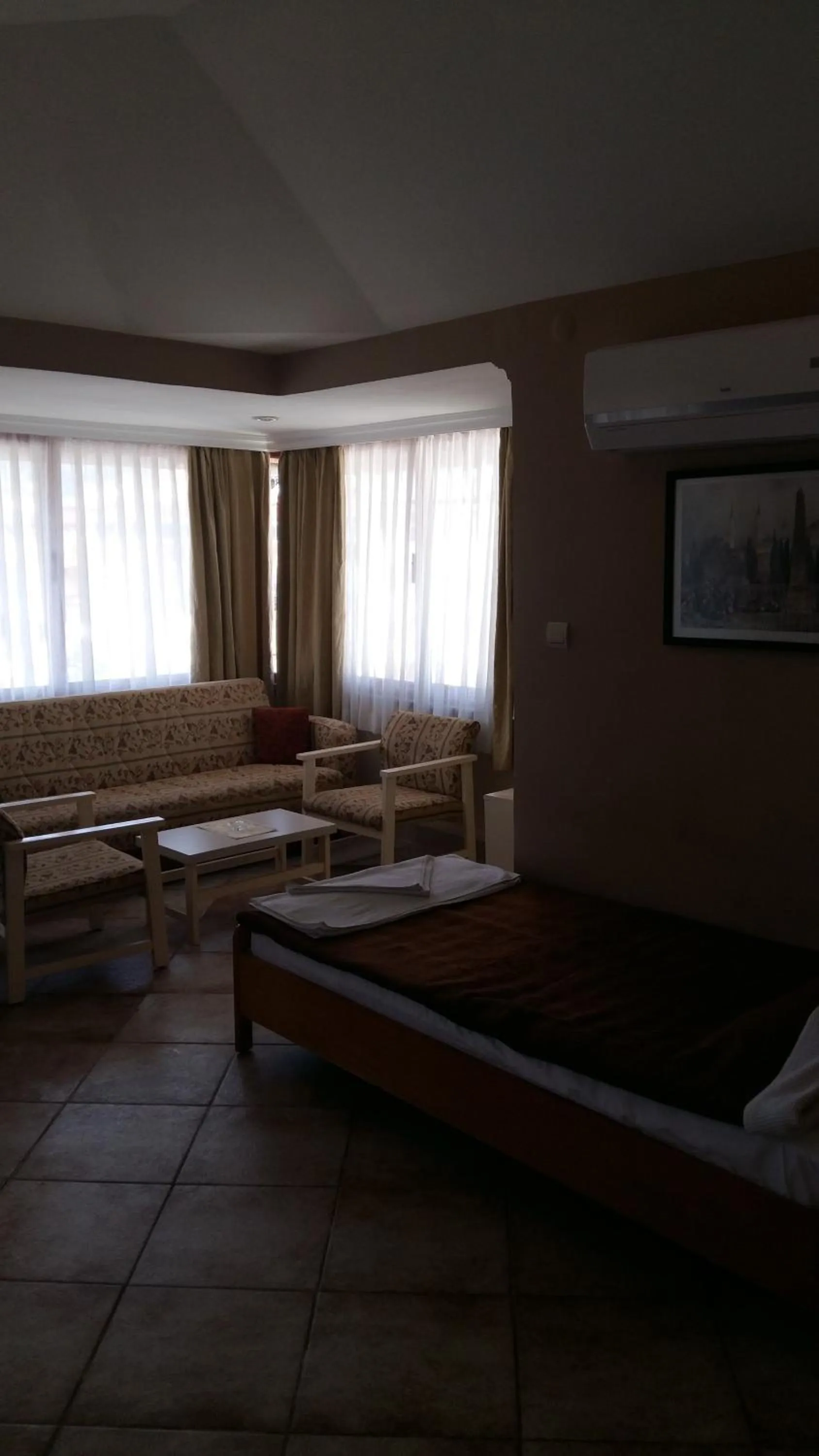 Living room, Bed in Musti Apart Hotel