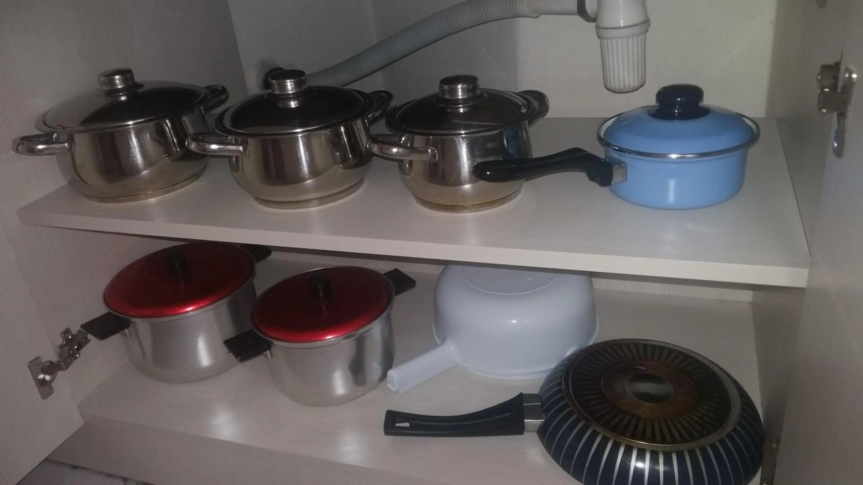 Kitchen or kitchenette in Musti Apart Hotel