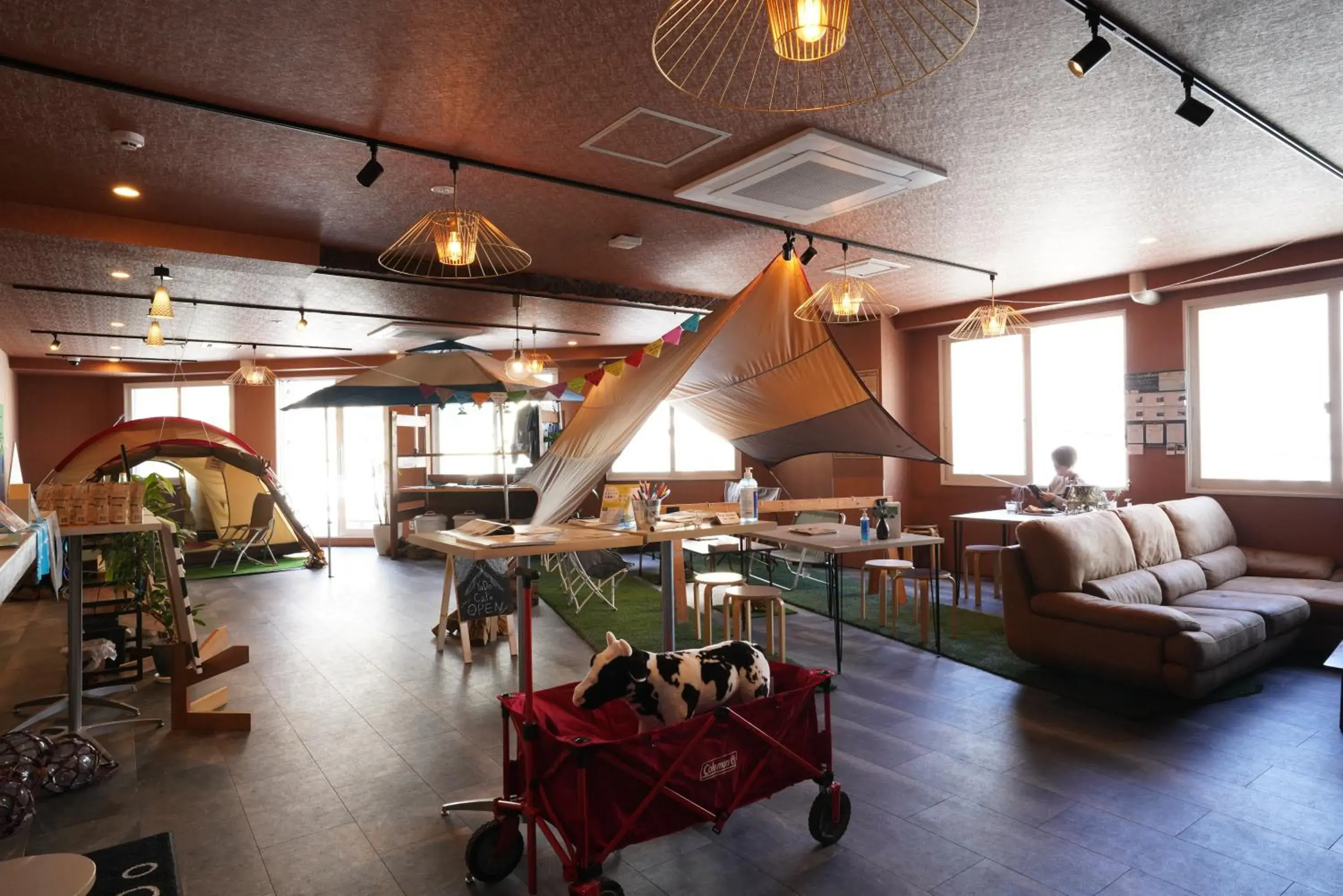 Living room in Otaru YaDo Living room in Otaru YaDo