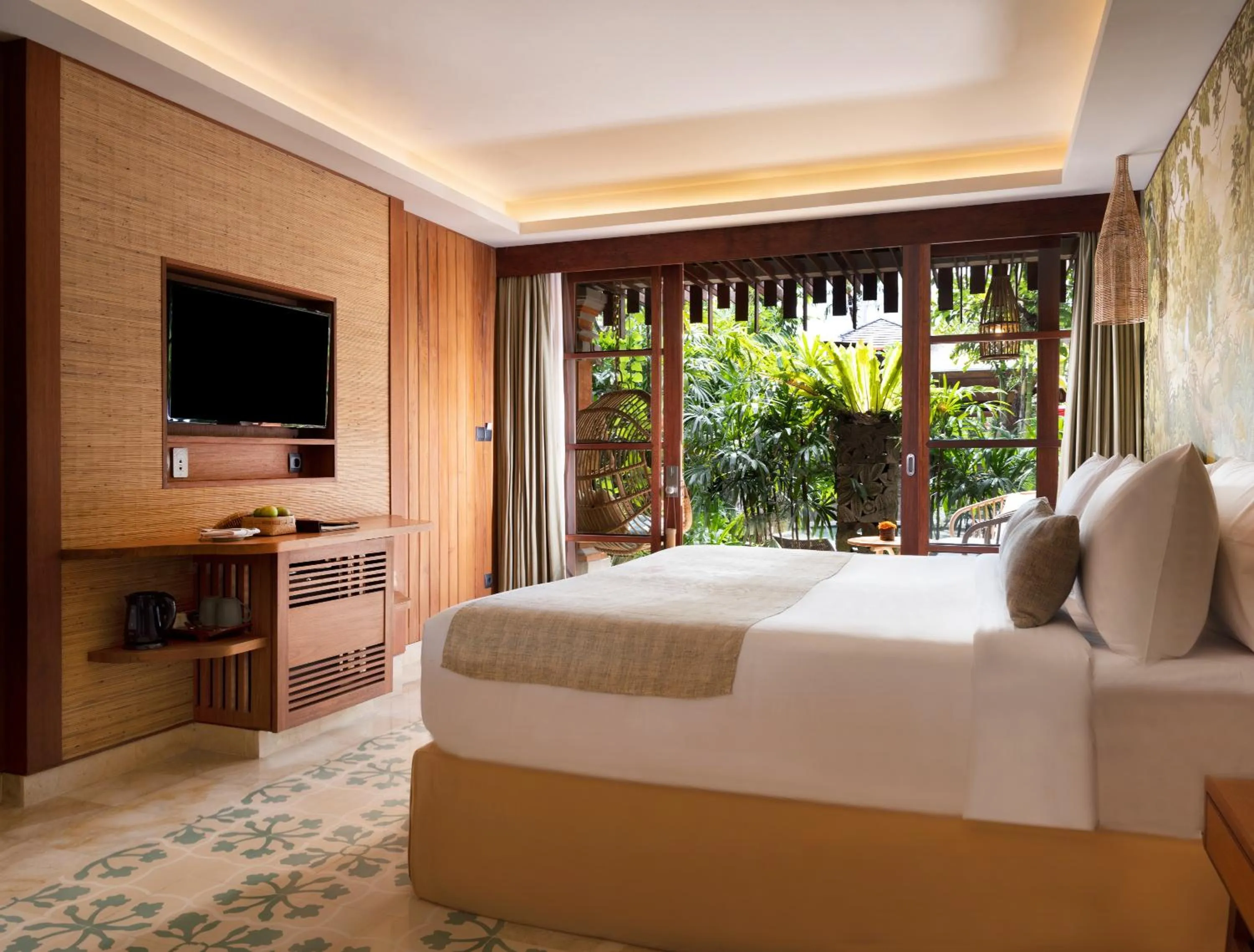 Bed in Adiwana Monkey Forest