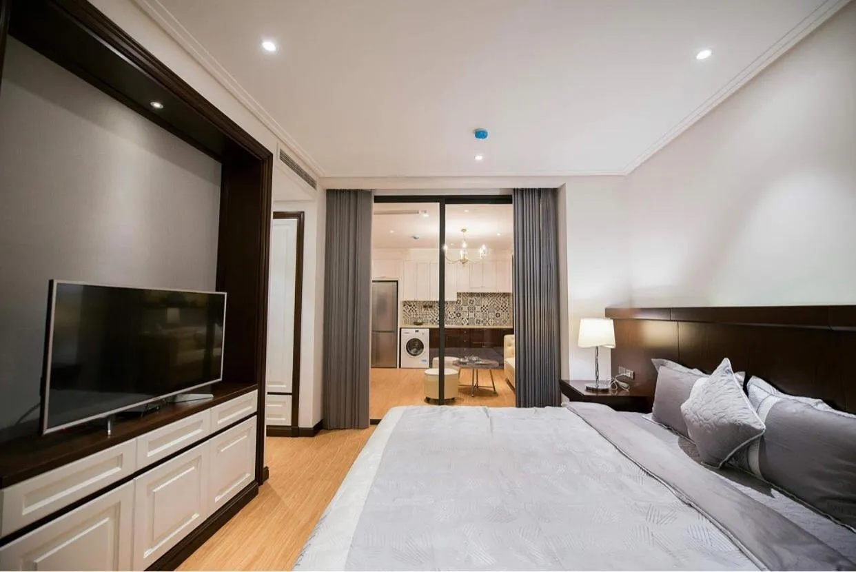 Bed in Hong Gia Tue Apartment