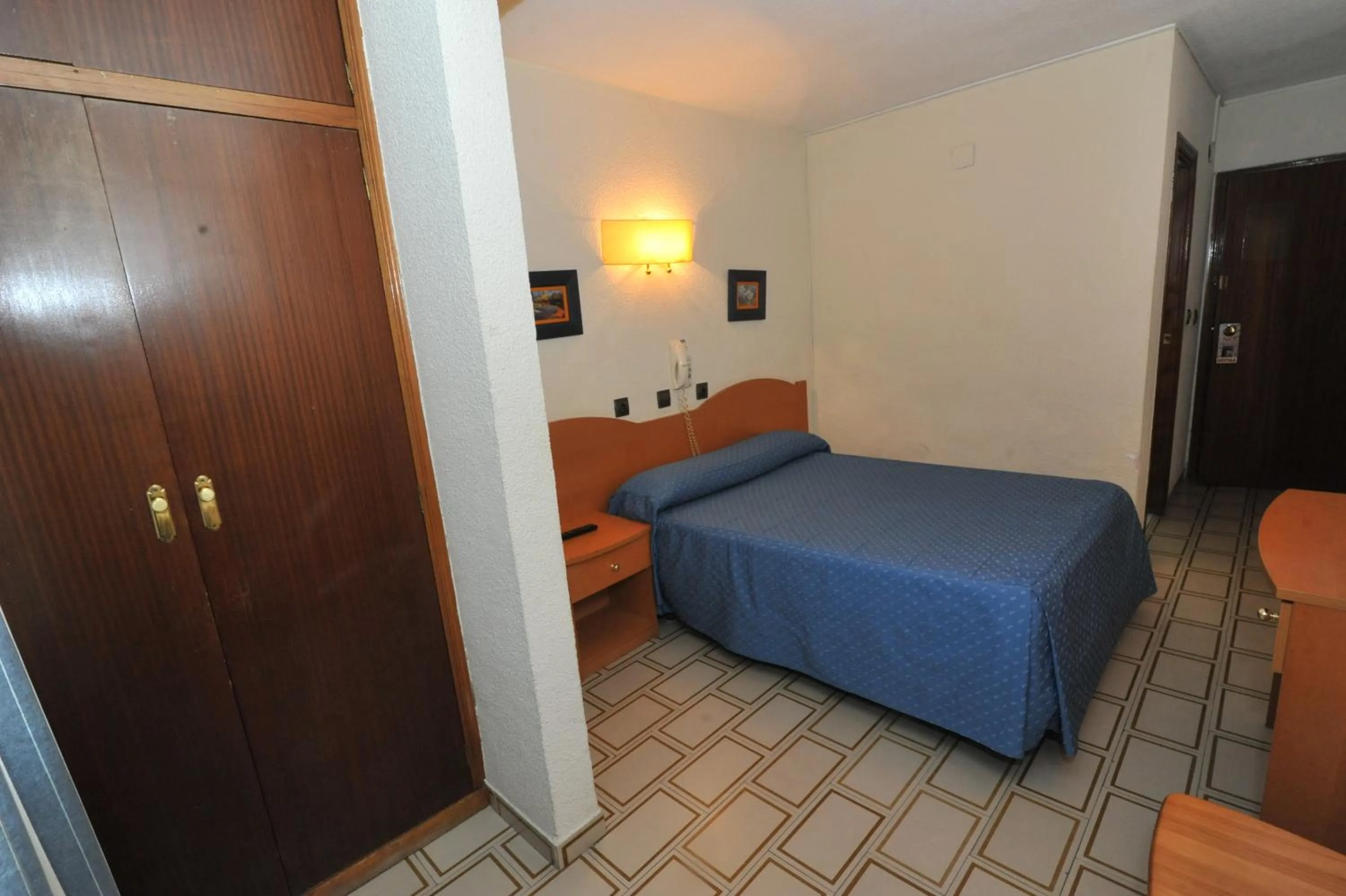 Decorative detail, Bed in Hostal Goyma I