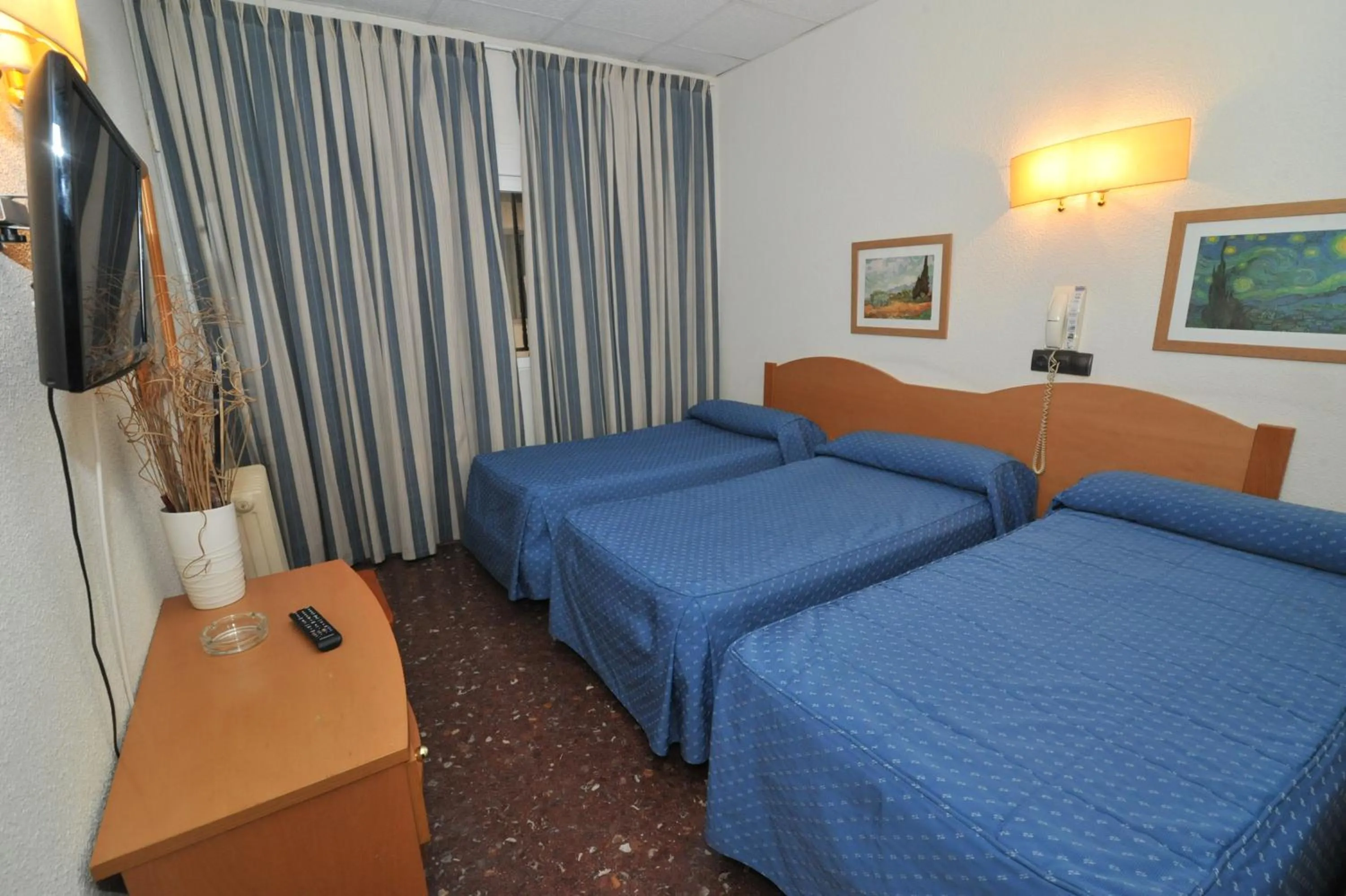 Decorative detail, Bed in Hostal Goyma I