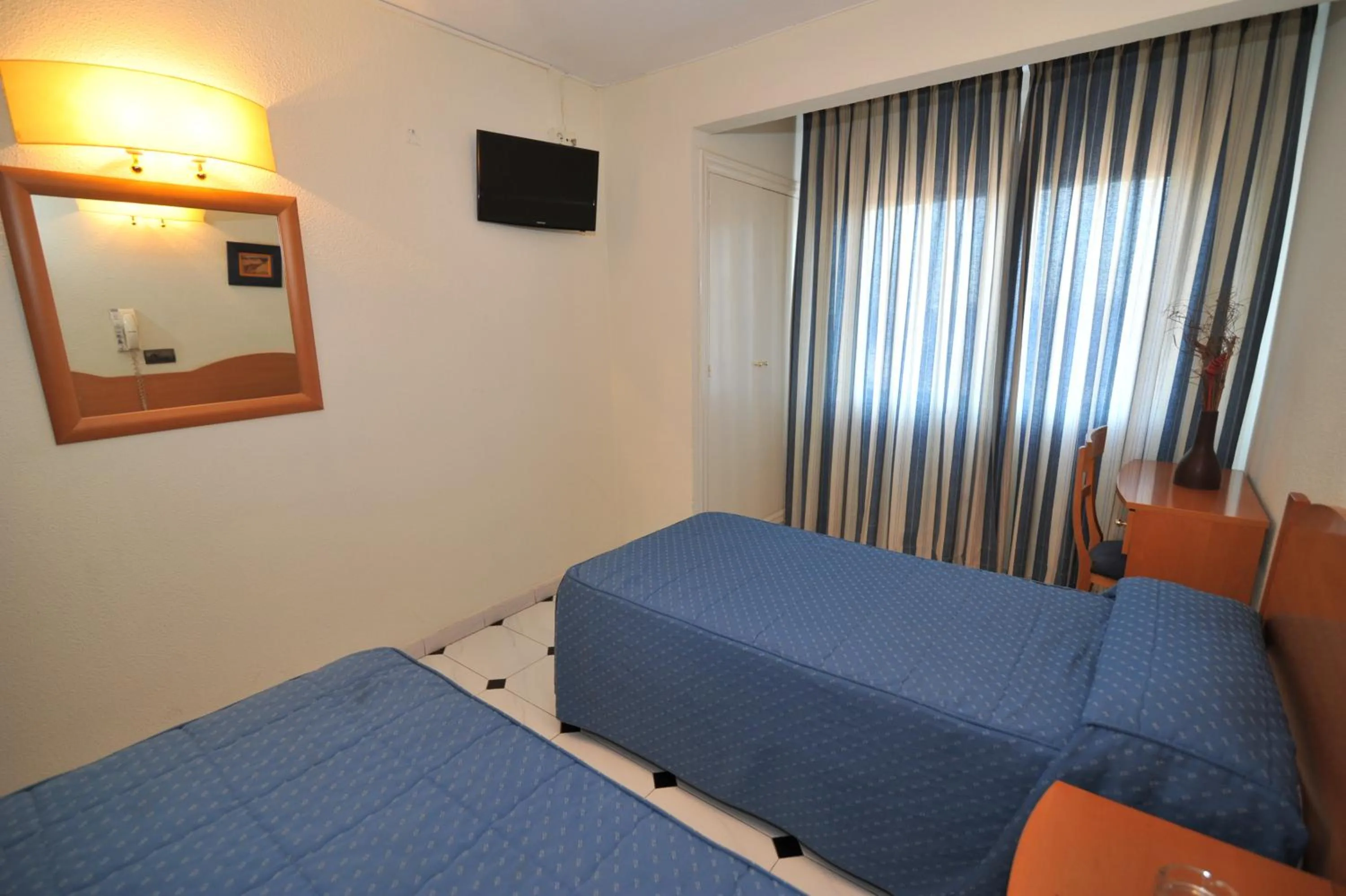 Decorative detail, Bed in Hostal Goyma I