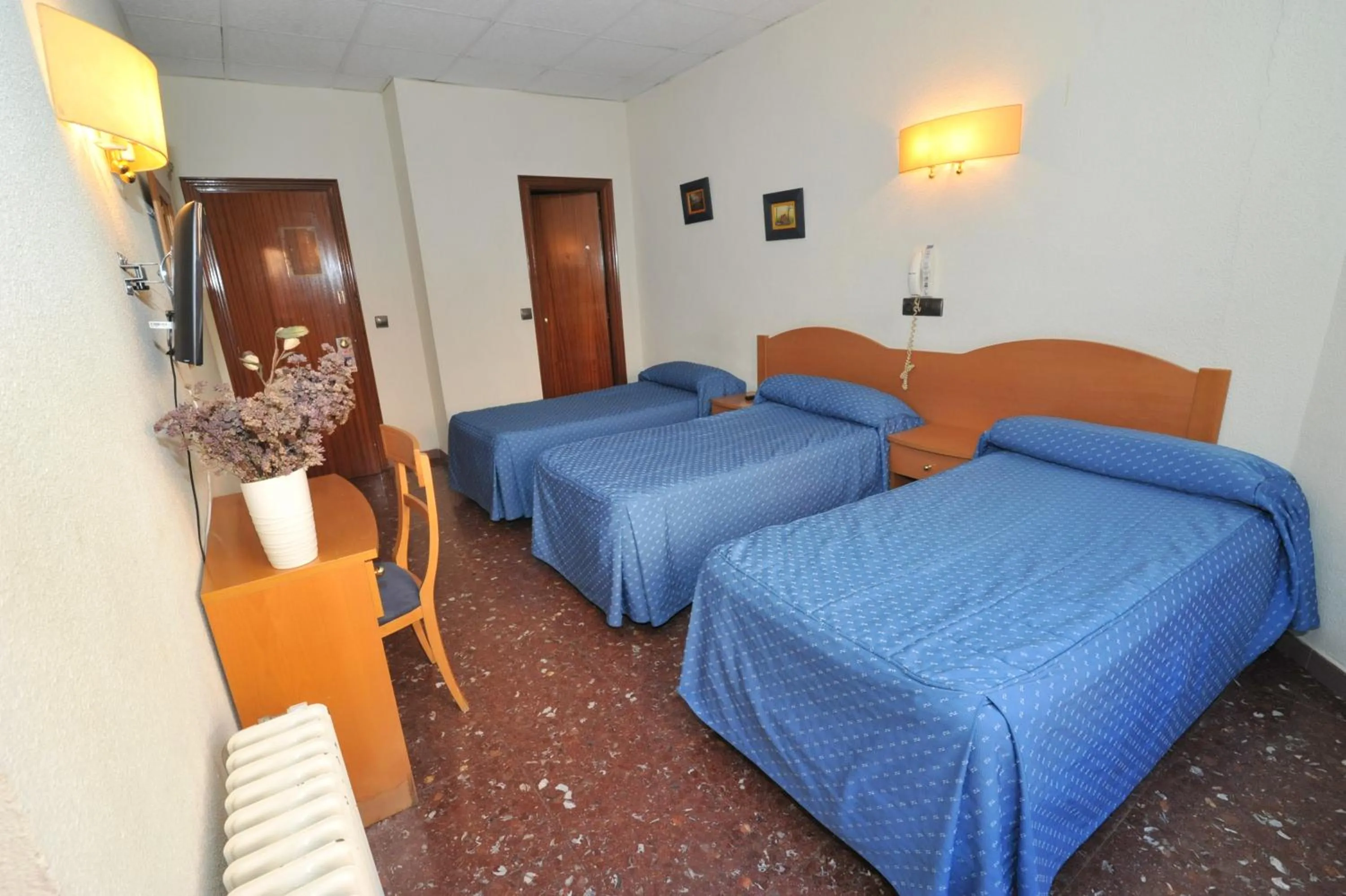 Decorative detail, Bed in Hostal Goyma I