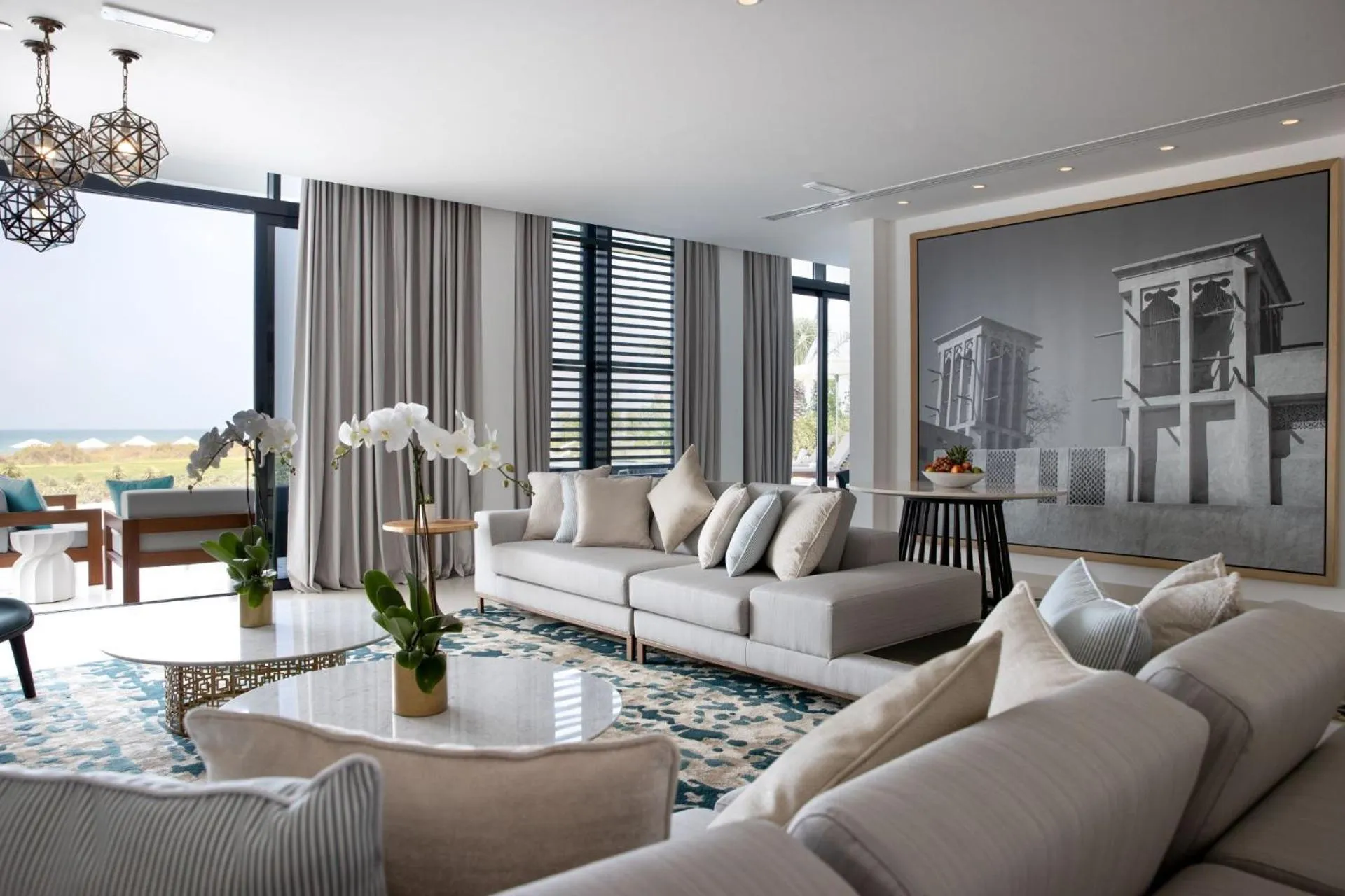 Living room in Jumeirah Saadiyat Island Abu Dhabi