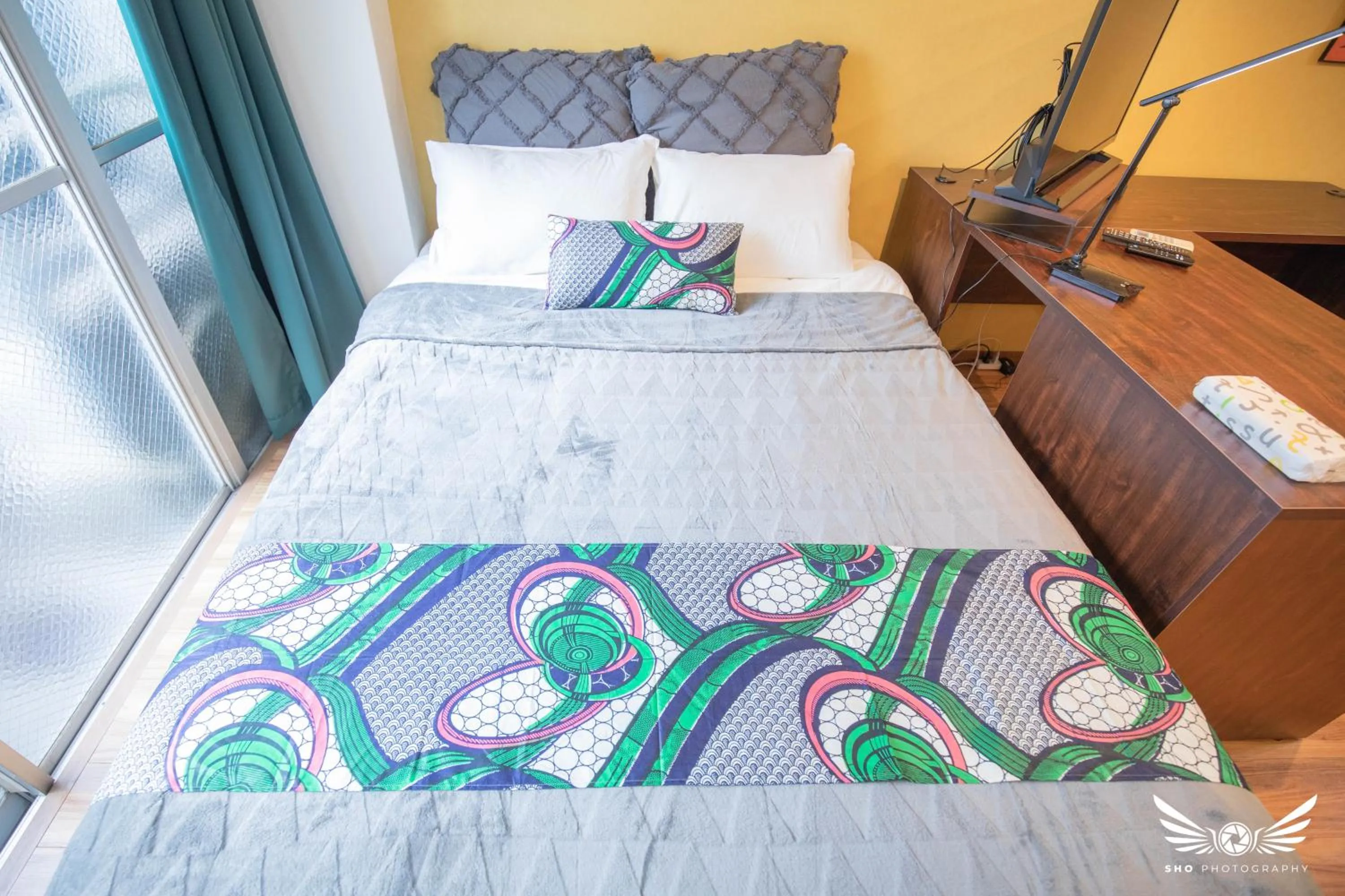 Bed in Hakata apartment