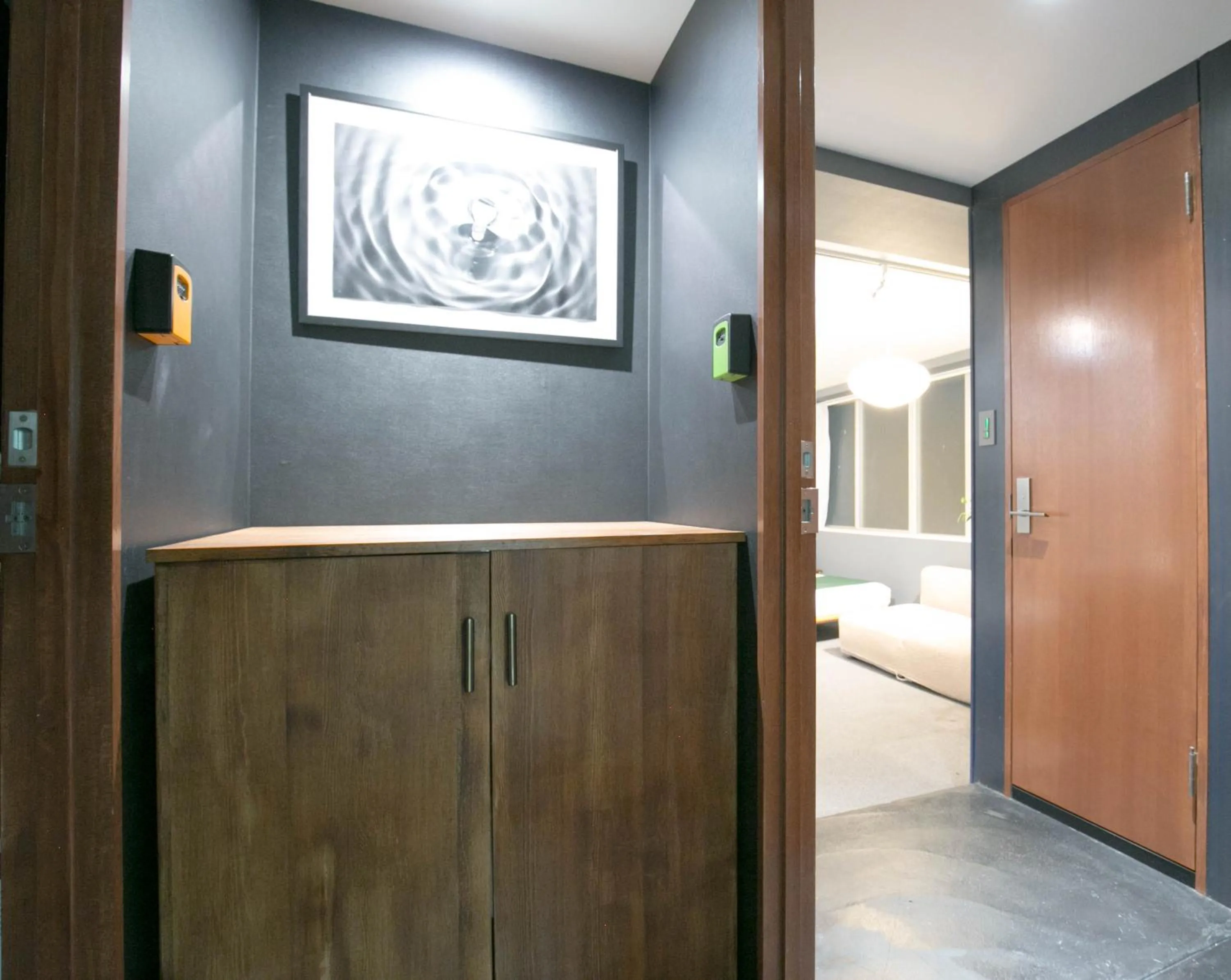 Photo of the whole room, Bed in Hakata apartment