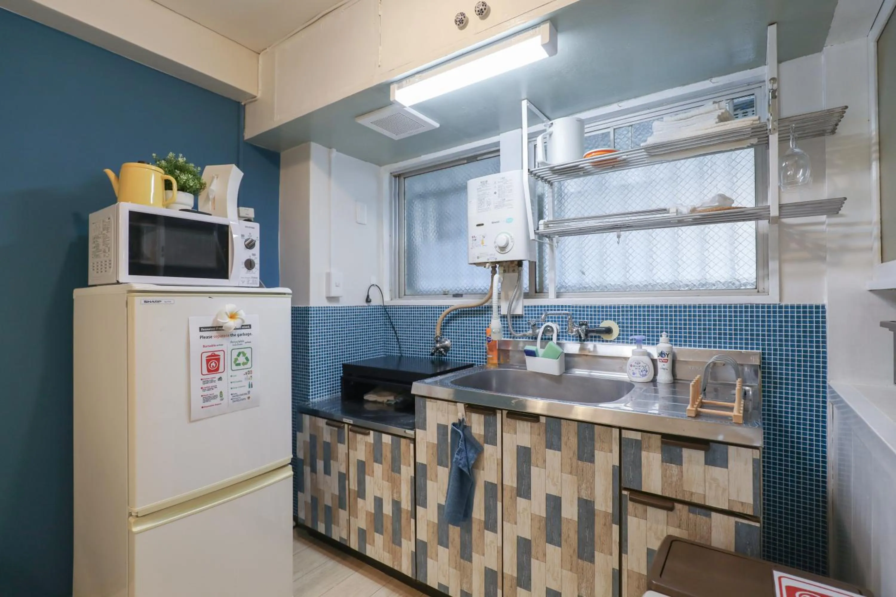 Kitchen or kitchenette in Hakata apartment