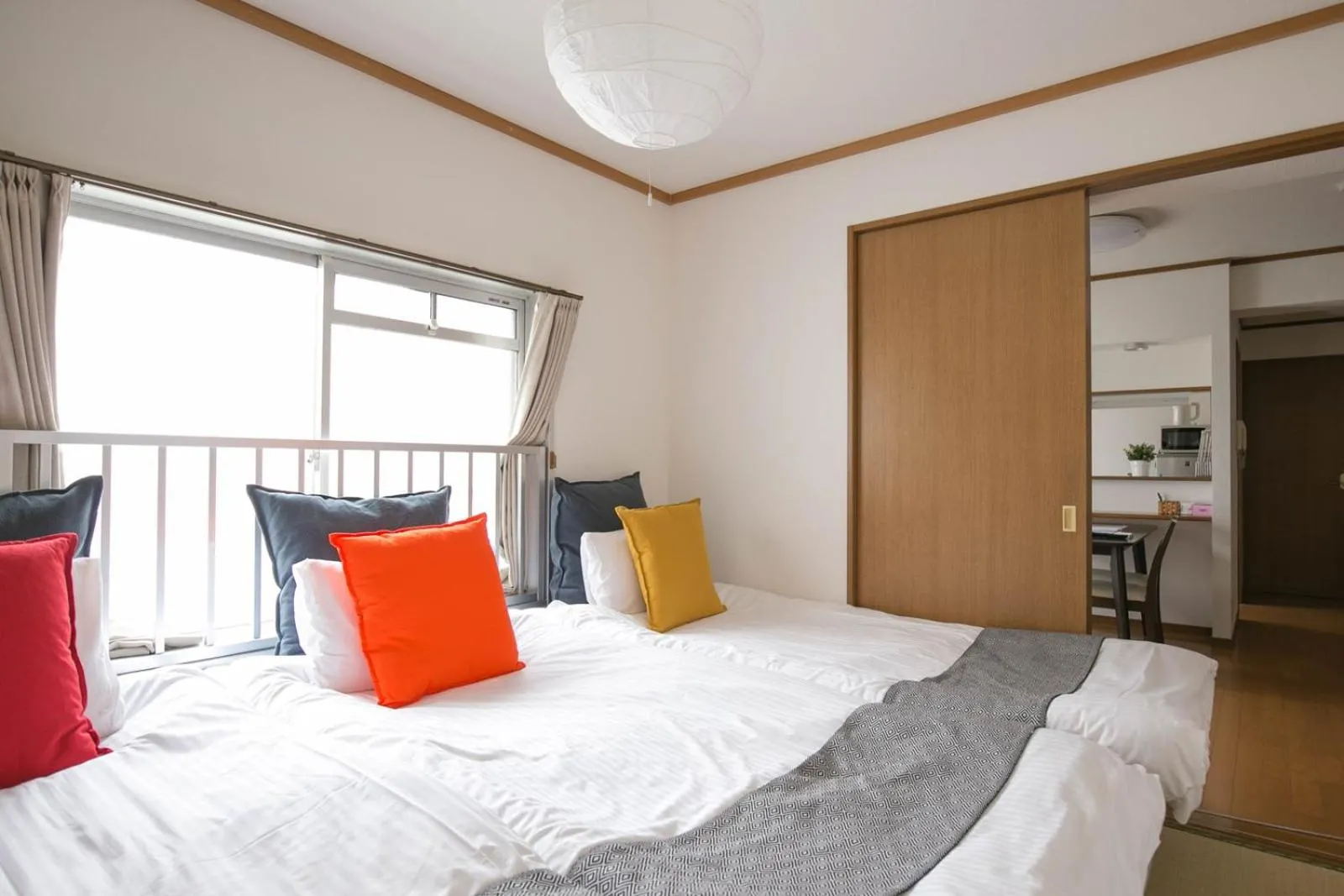 Bed in Hakata apartment