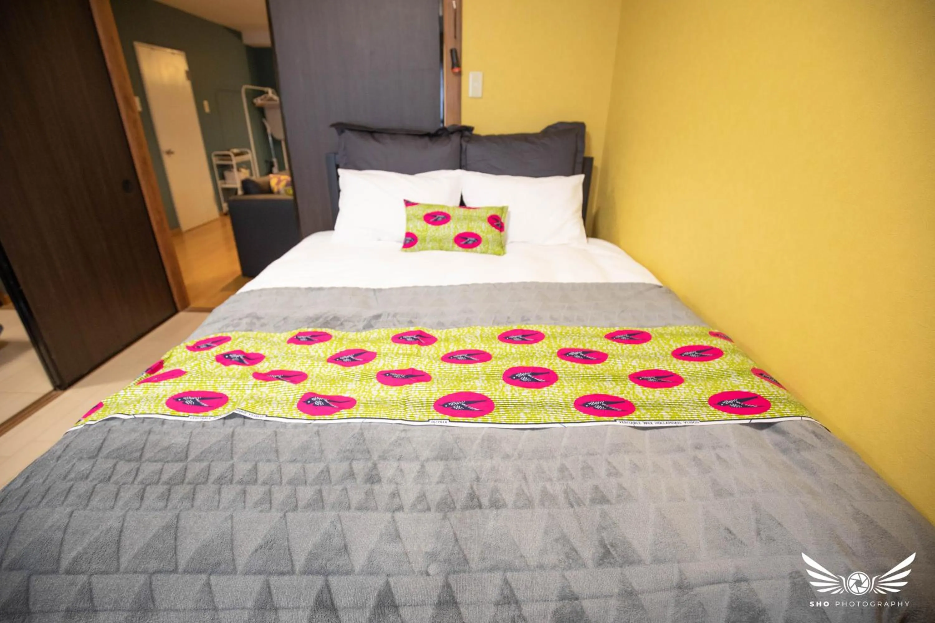 Bed in Hakata apartment