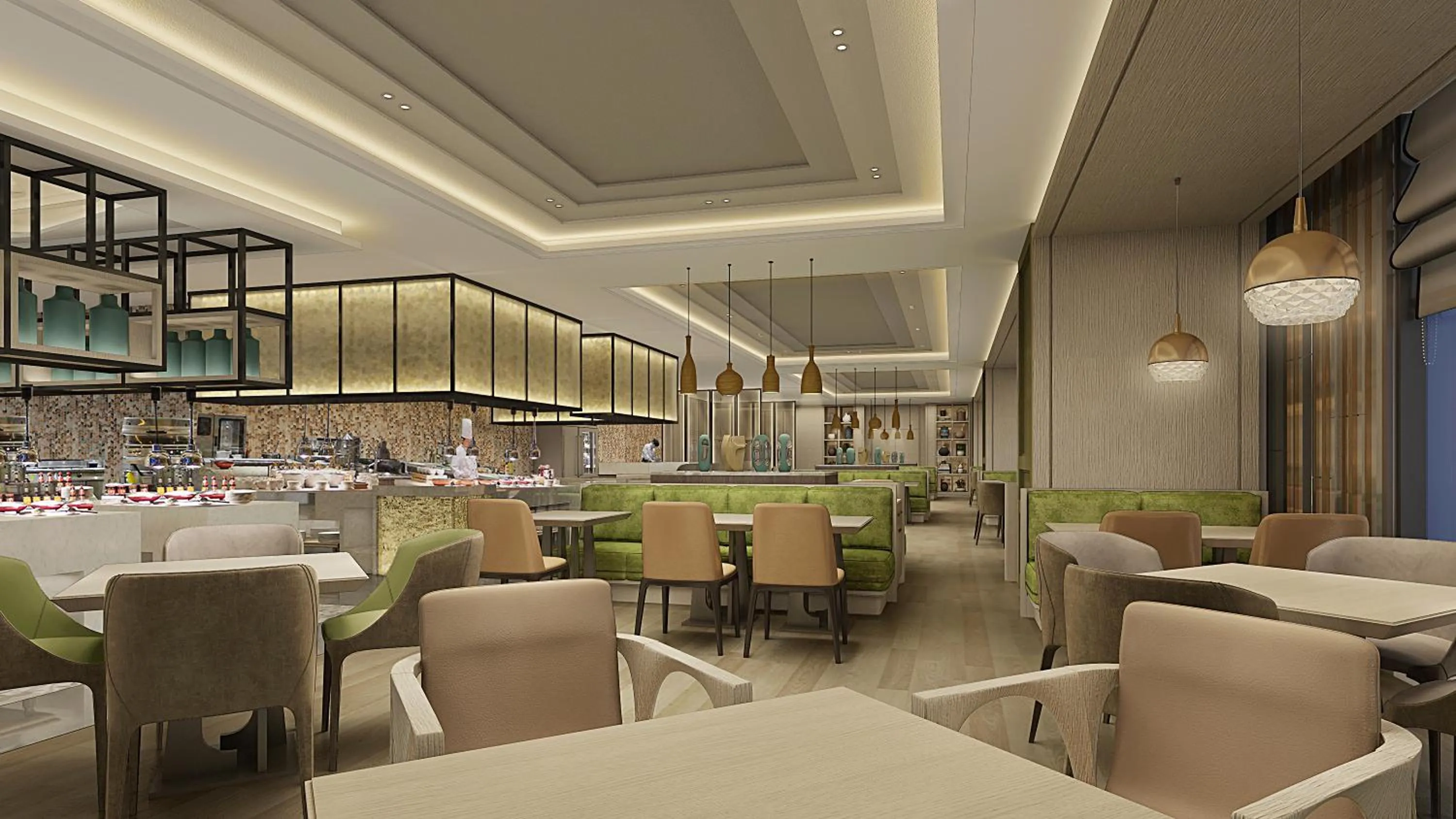 Restaurant/places to eat in Howard Johnson Zhujiang Hotel Chongqing