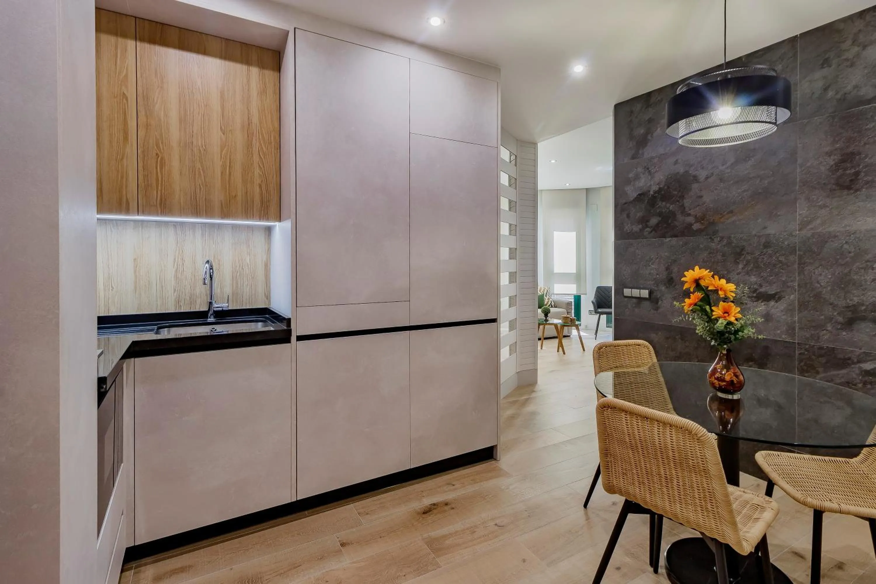 kitchen in Apartamentos Suites Oficentro Original