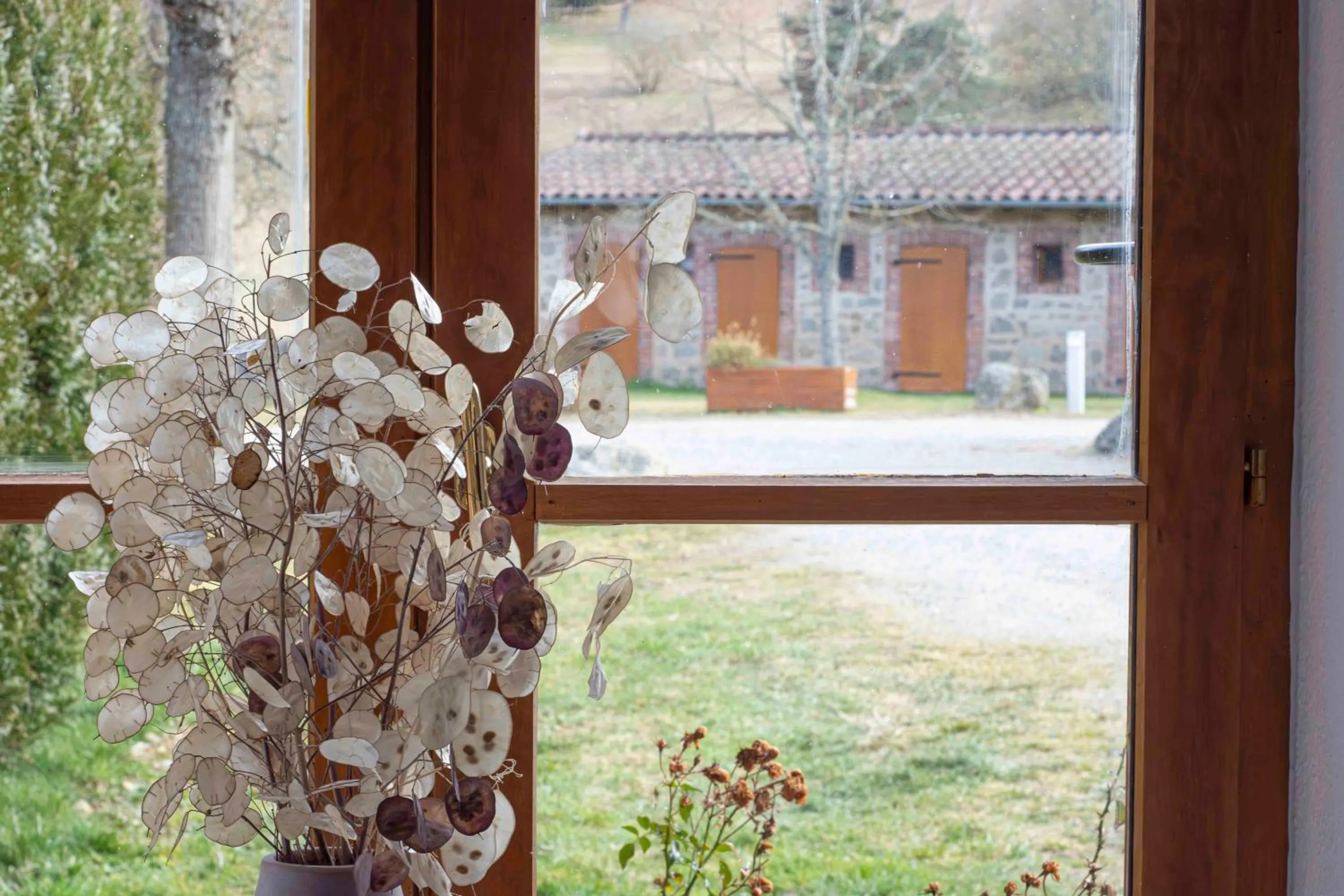 Inner courtyard view in Domaine de la Plagnette