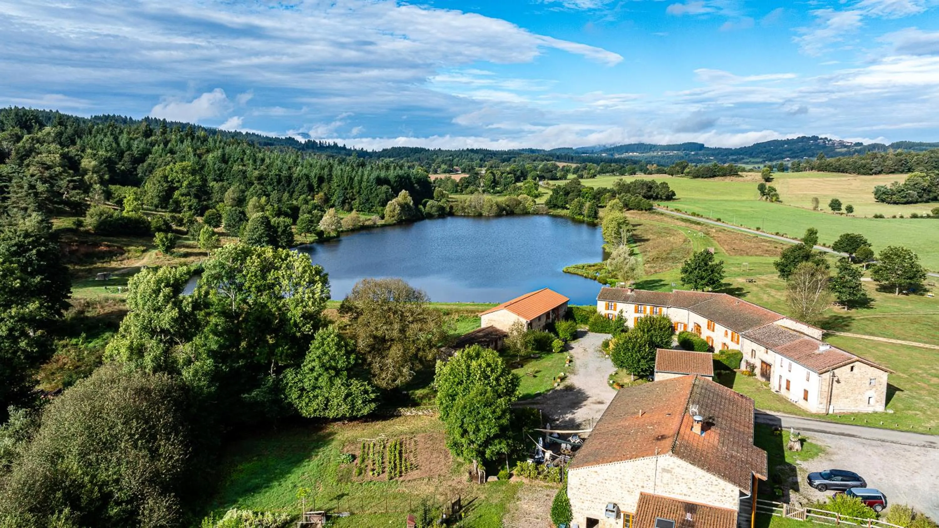 Bird's eye view in Domaine de la Plagnette