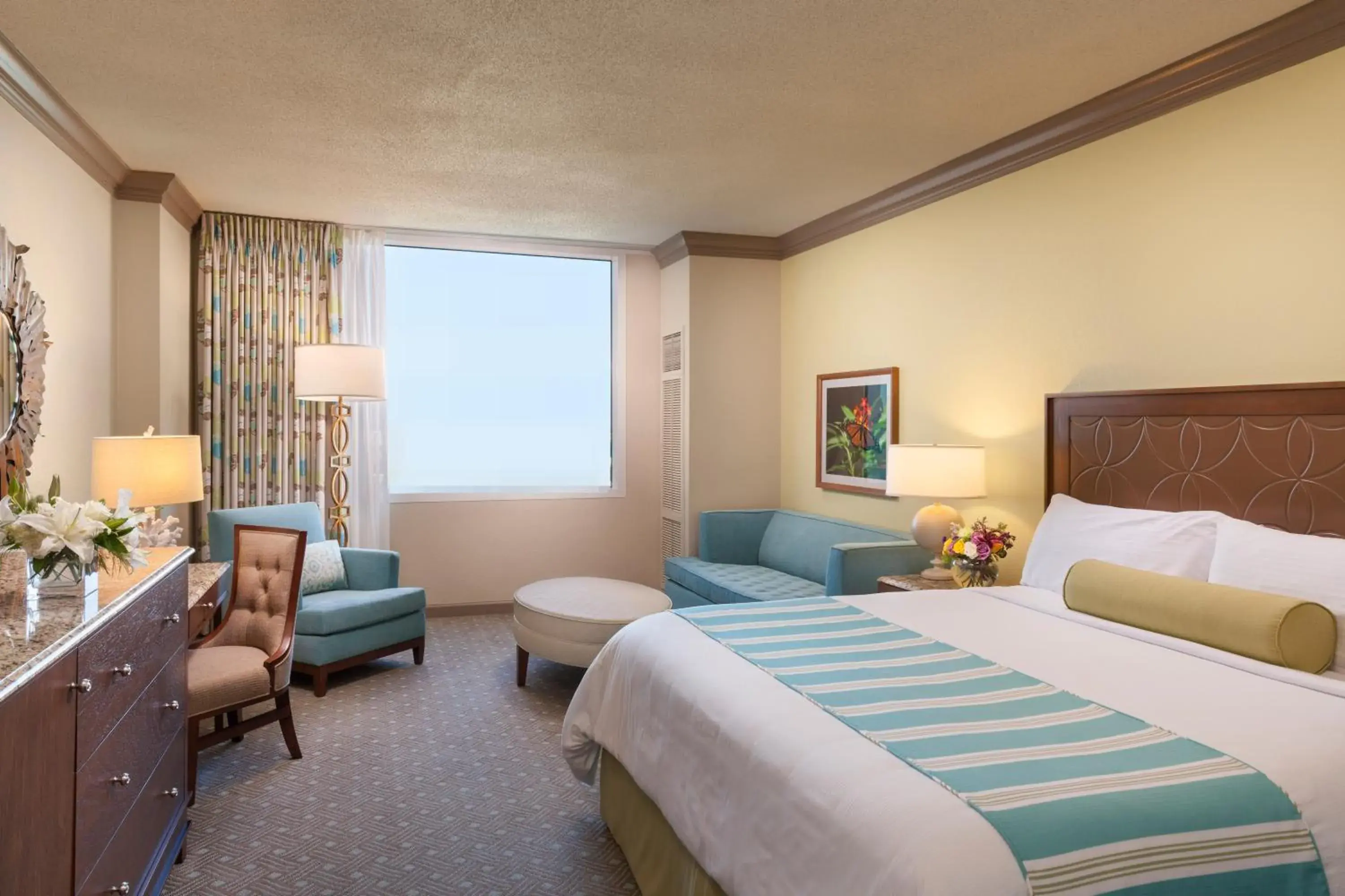 King Room - Island View in Moody Gardens Hotel Spa and Convention Center King Room - Island View in Moody Gardens Hotel Spa and Convention Center