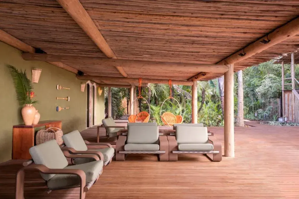 Living room in Amaia Trancoso Hotel Living room in Amaia Trancoso Hotel