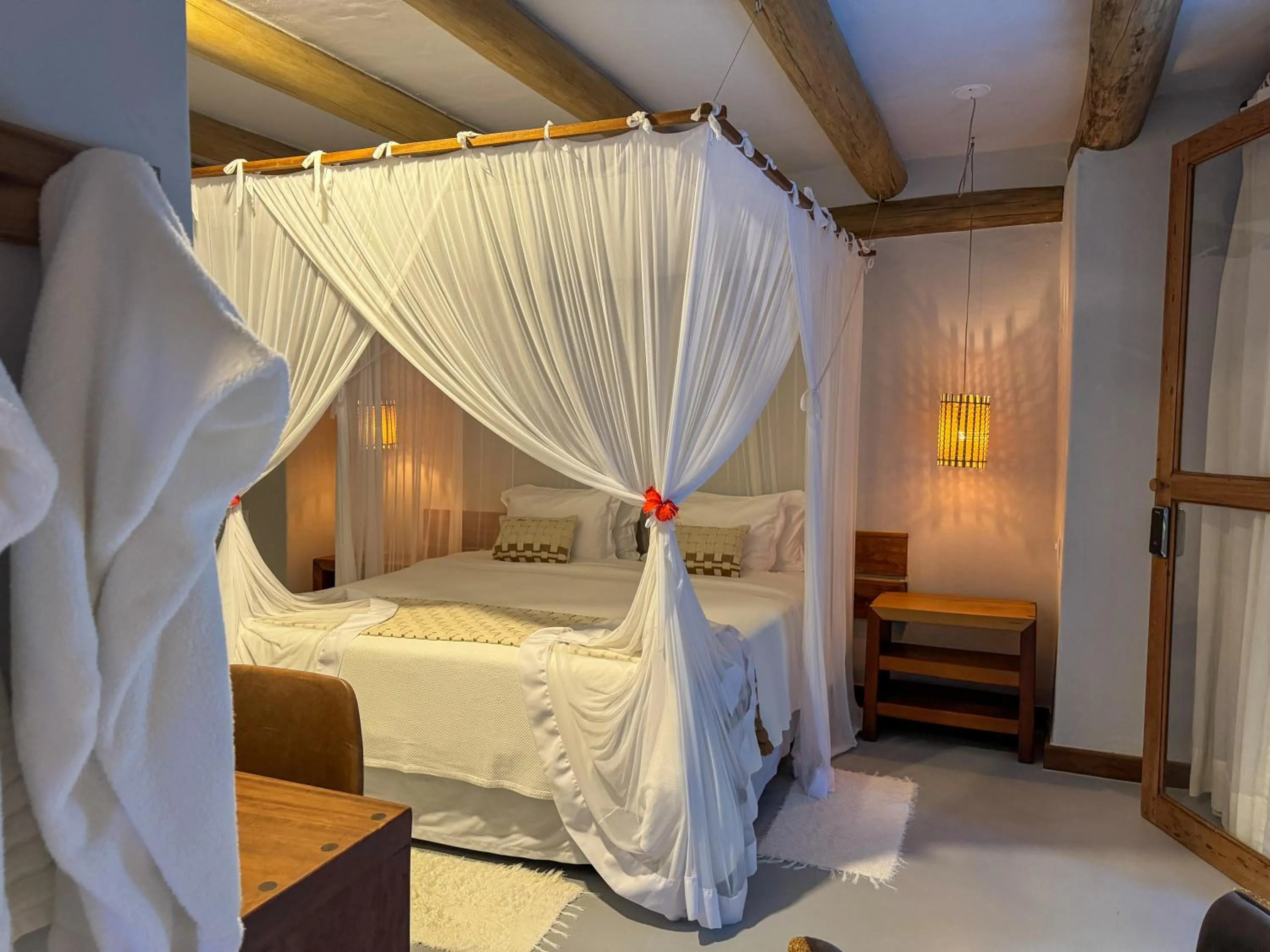 Bed in Amaia Trancoso Hotel