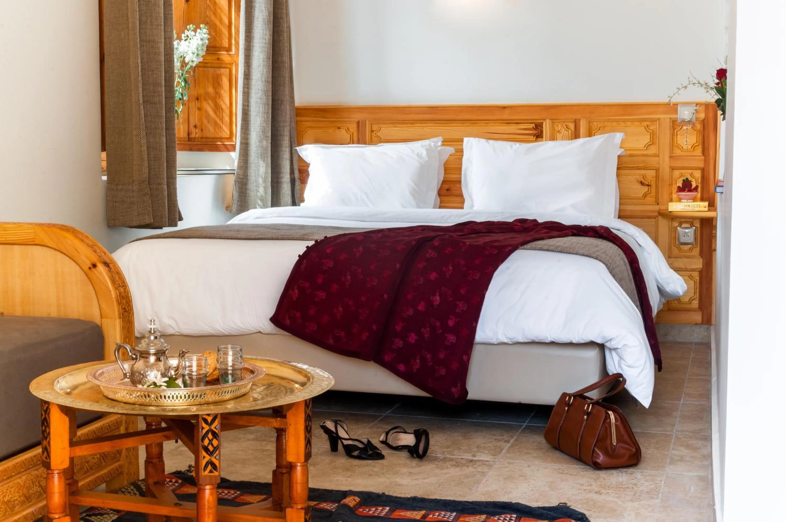 Bed in Riad Sougtani