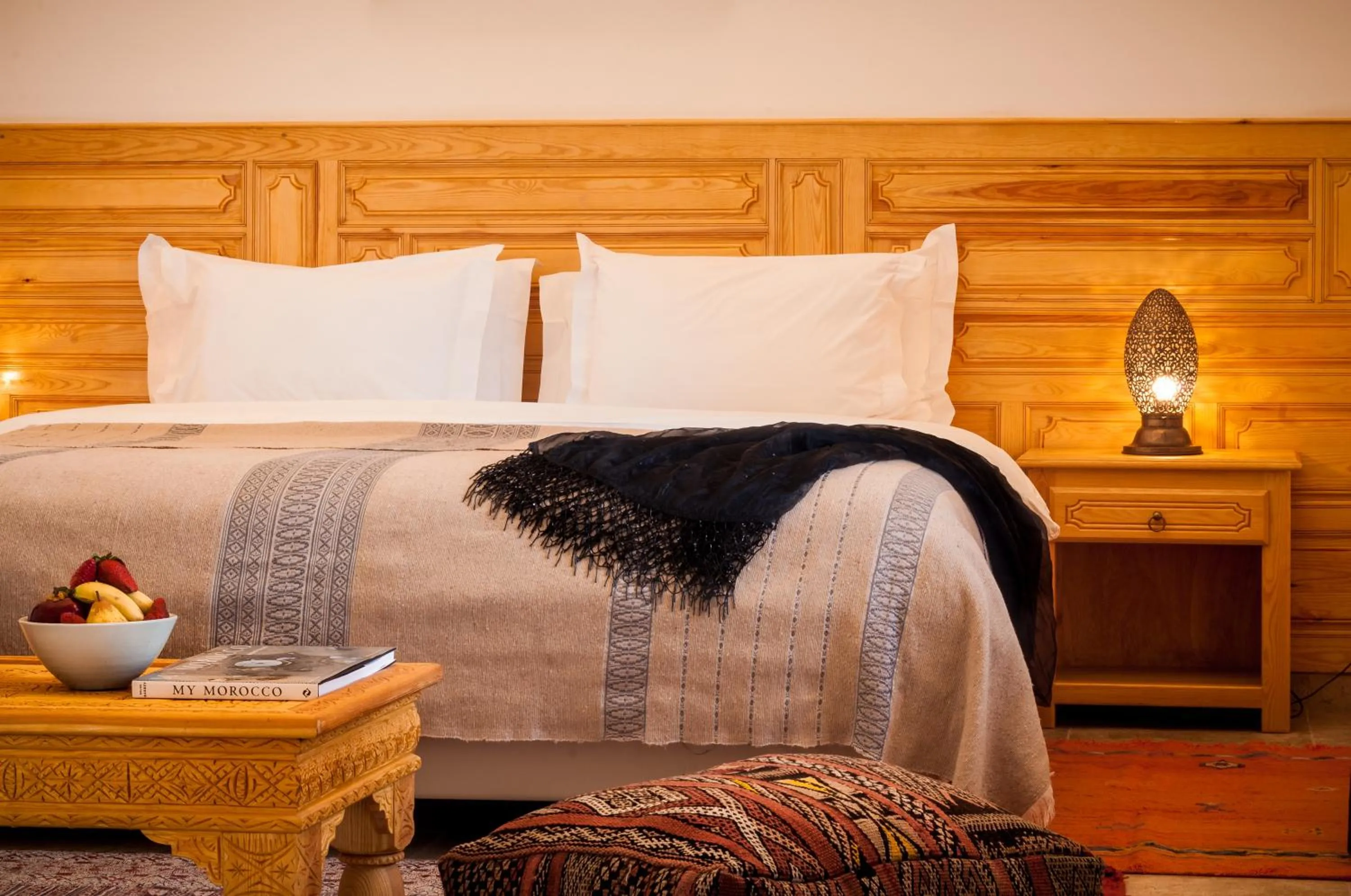 Bed in Riad Sougtani