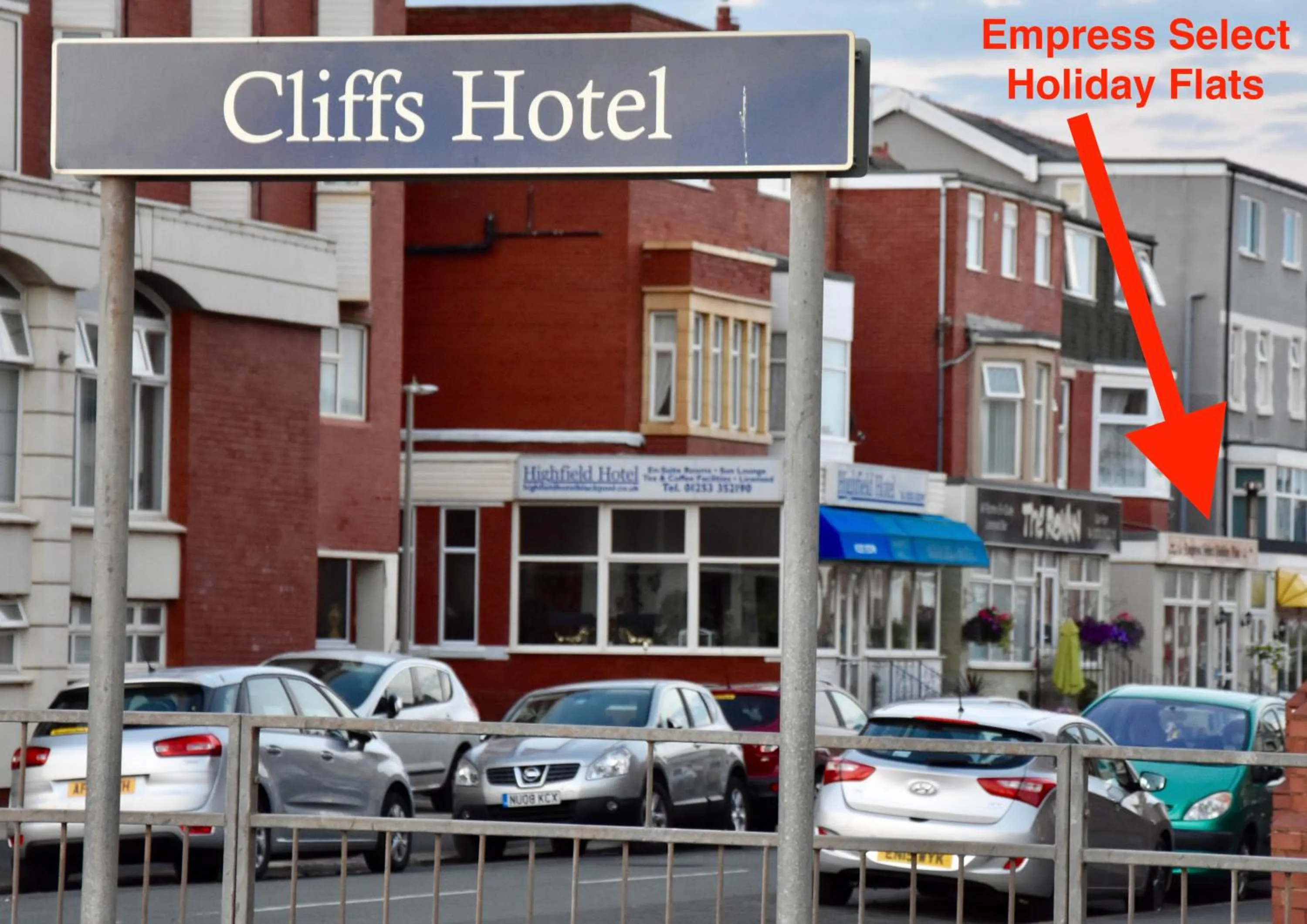 On site in Empress Select Holiday Flats