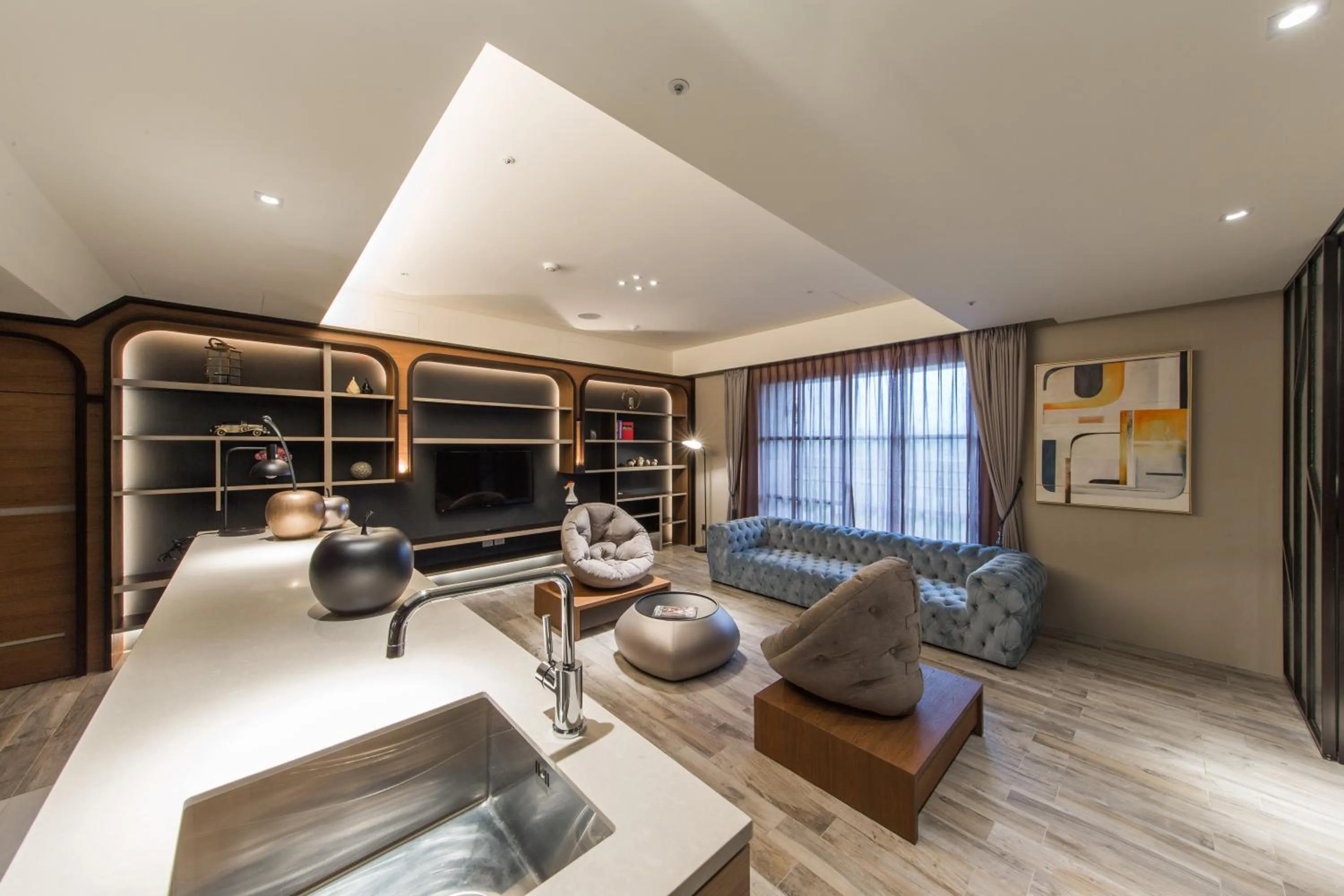 Living room in Grand Cosmos Resort Ruisui Hualien