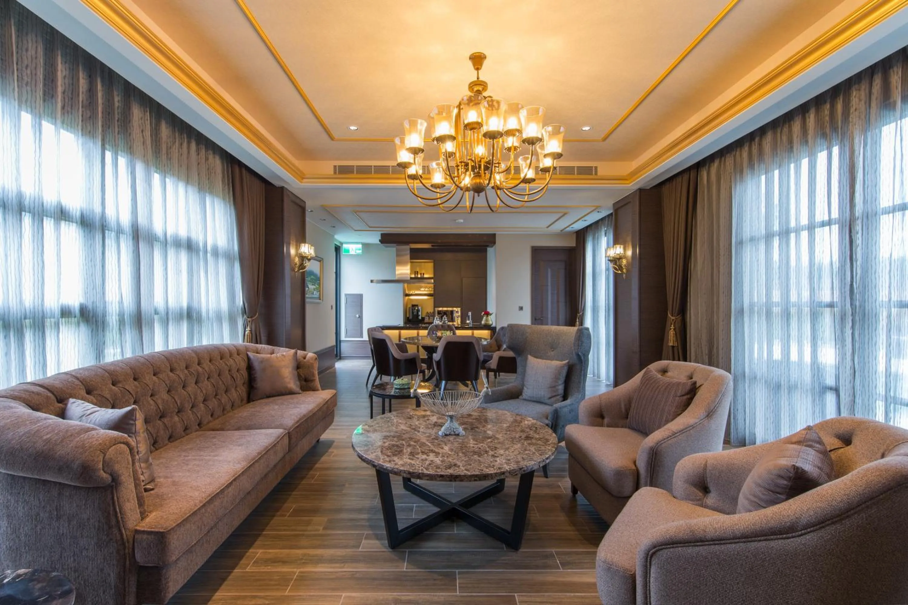 Living room in Grand Cosmos Resort Ruisui Hualien