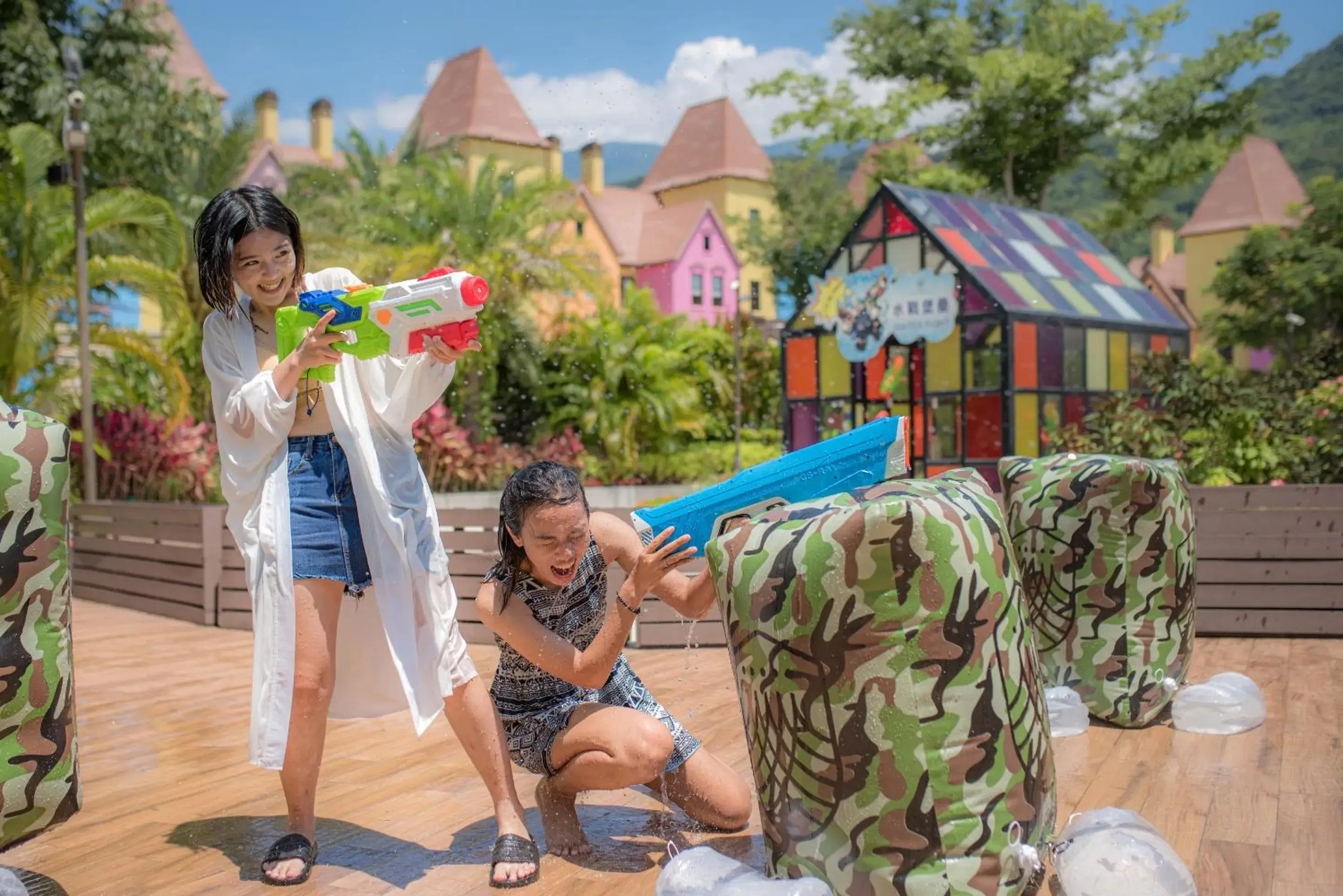 Swimming pool in Grand Cosmos Resort Ruisui Hualien Swimming pool in Grand Cosmos Resort Ruisui Hualien