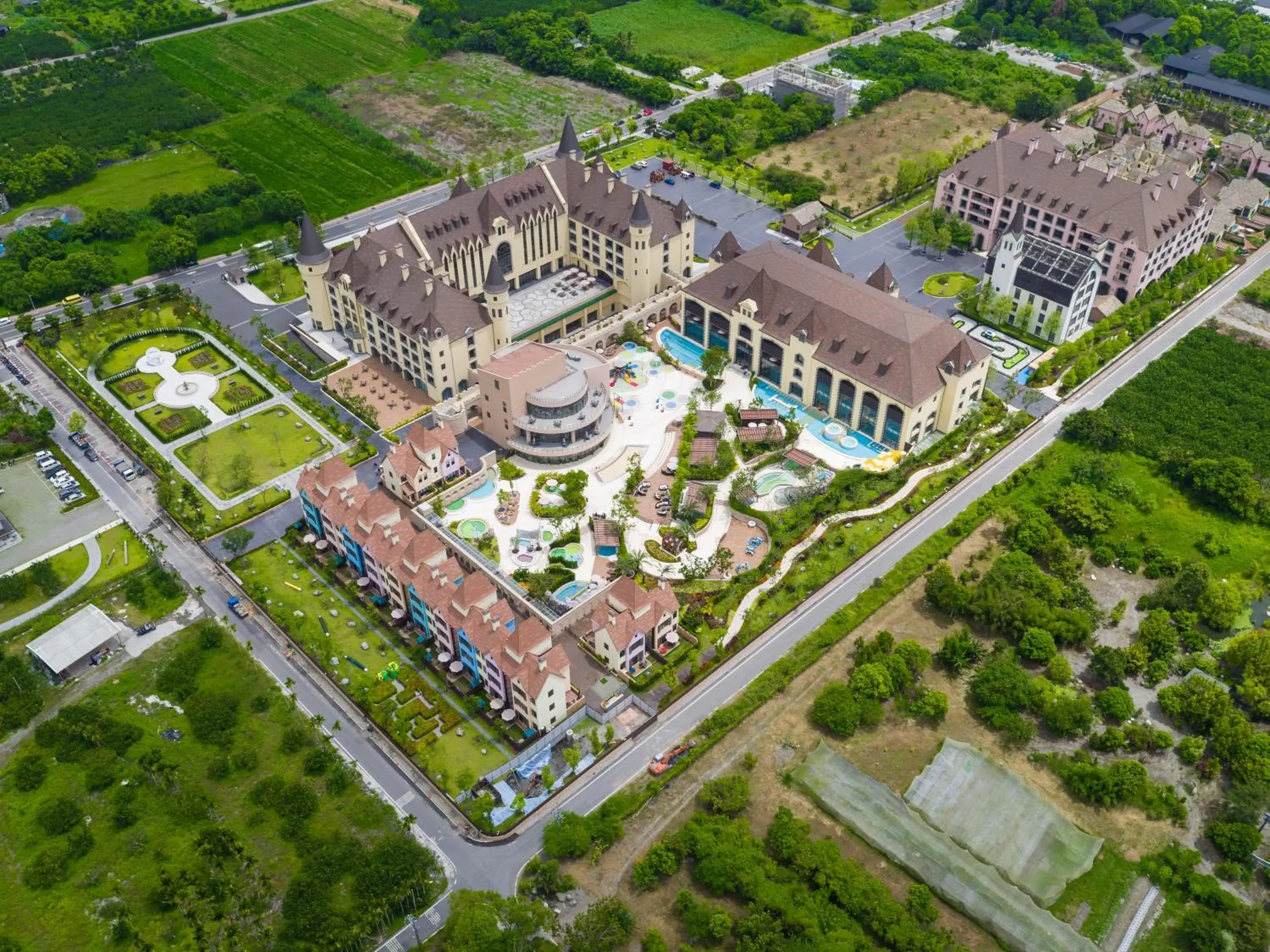 Bird's eye view in Grand Cosmos Resort Ruisui Hualien Bird's eye view in Grand Cosmos Resort Ruisui Hualien