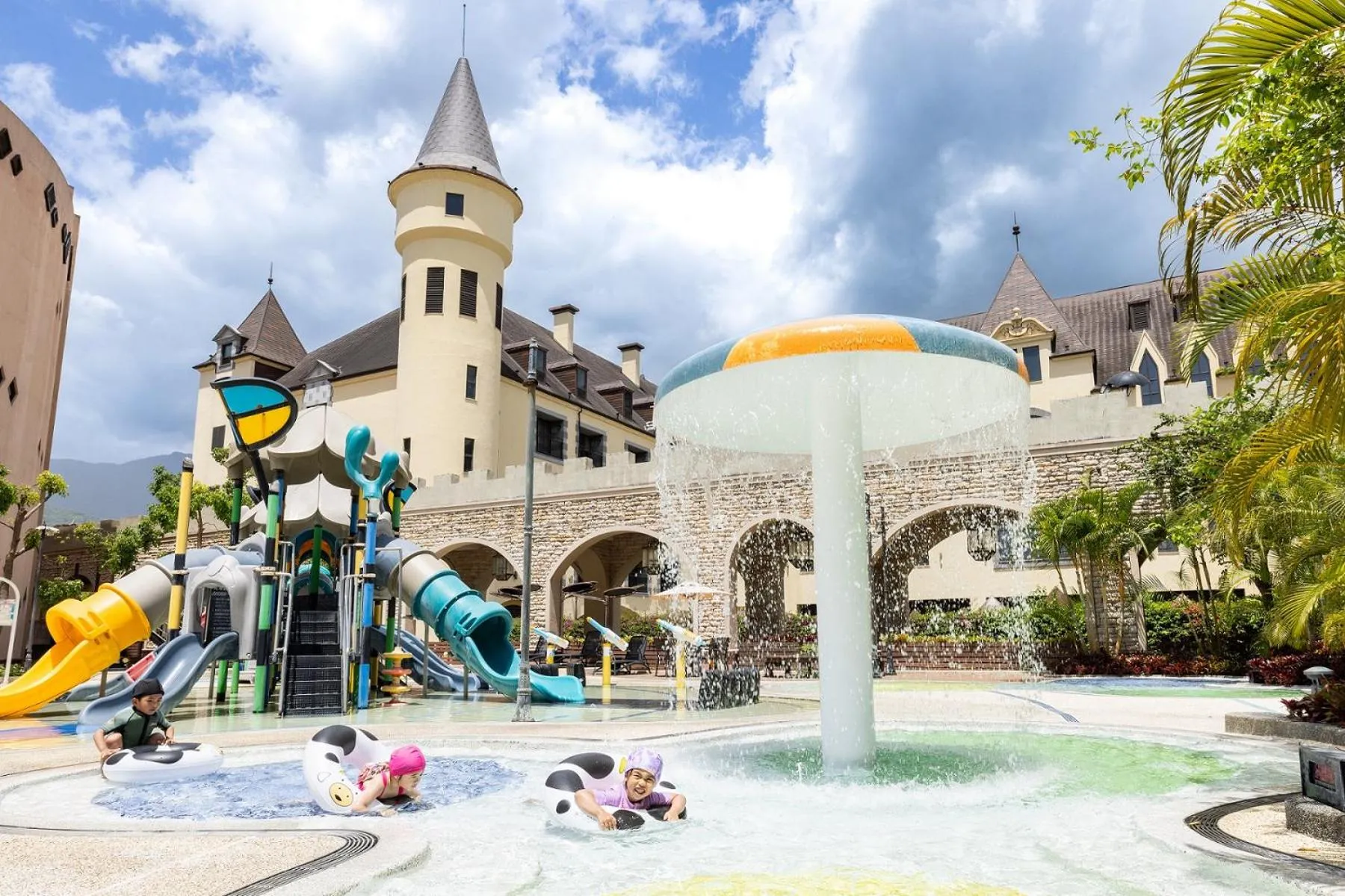 Aqua park in Grand Cosmos Resort Ruisui Hualien