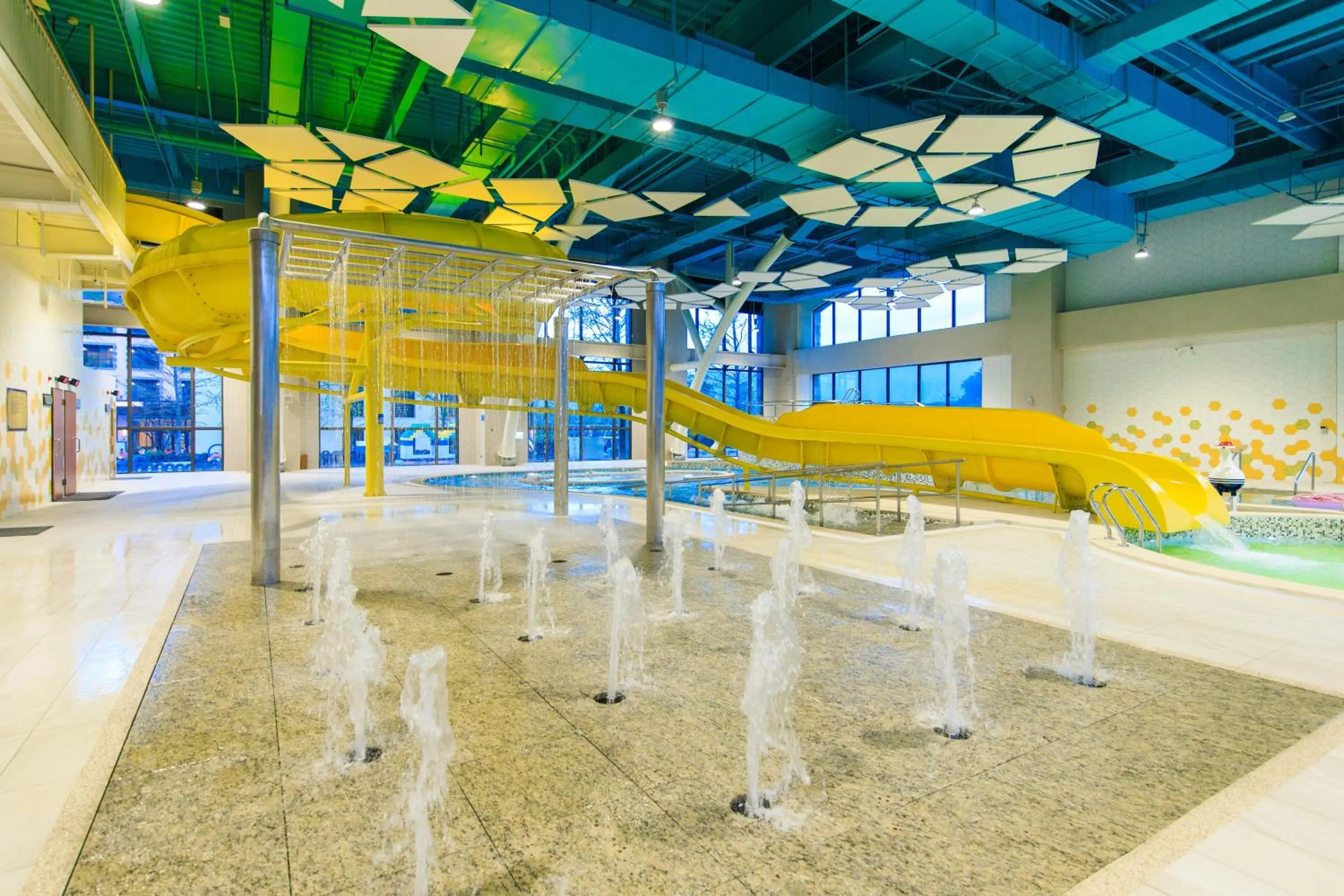 Aqua park in Grand Cosmos Resort Ruisui Hualien