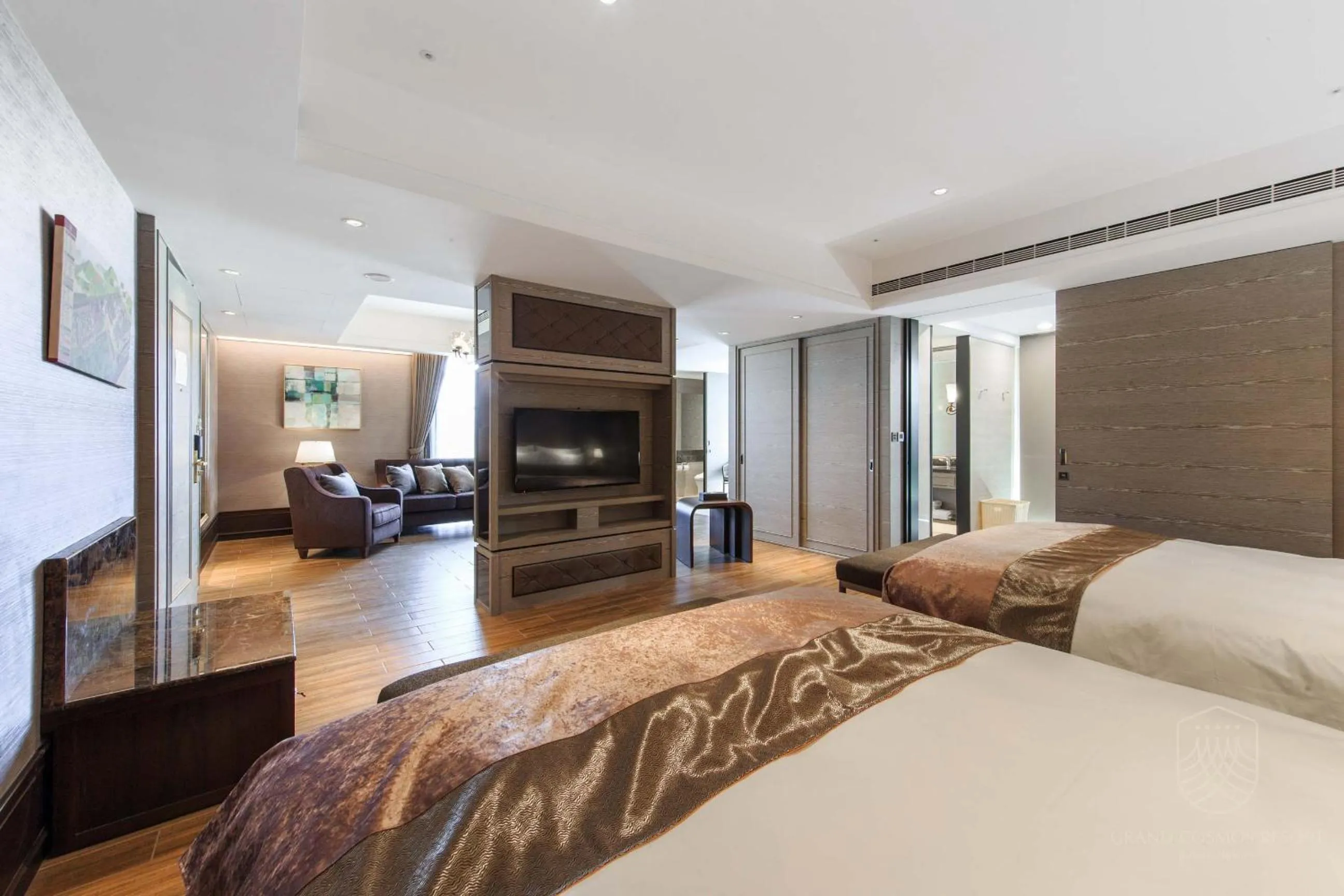 Bed in Grand Cosmos Resort Ruisui Hualien