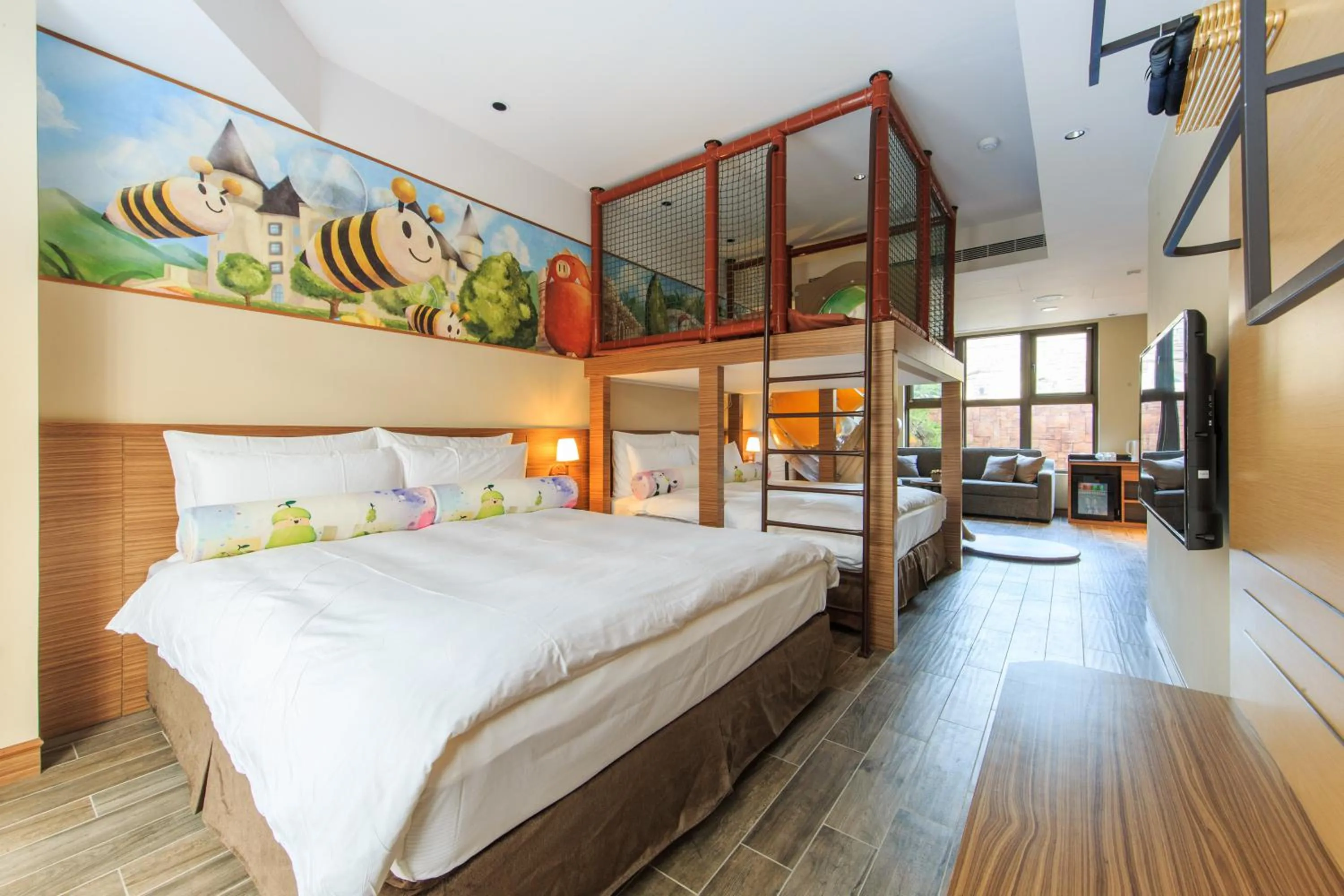 Bed in Grand Cosmos Resort Ruisui Hualien