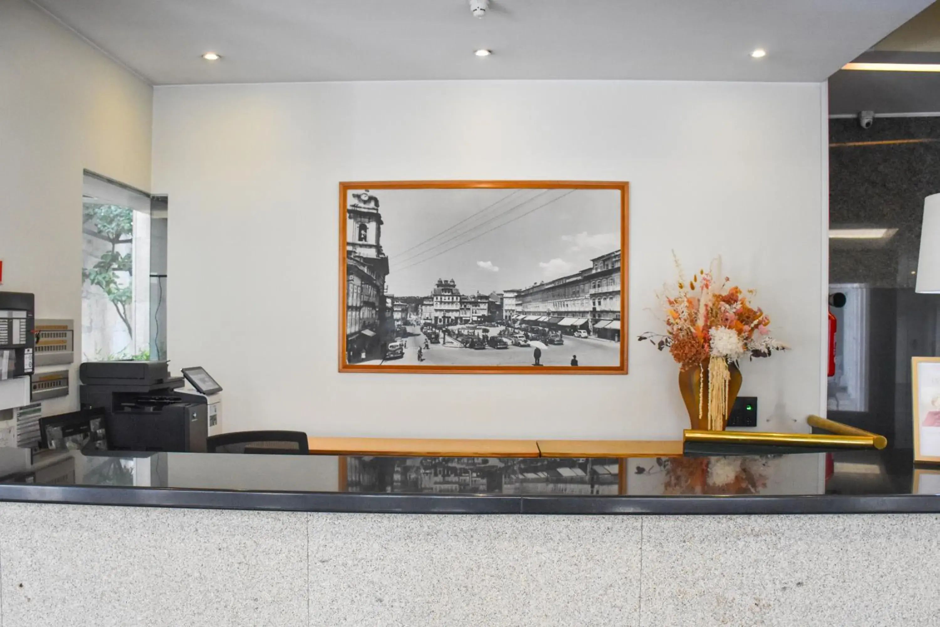 Lobby or reception in Hotel Toural Lobby or reception in Hotel Toural