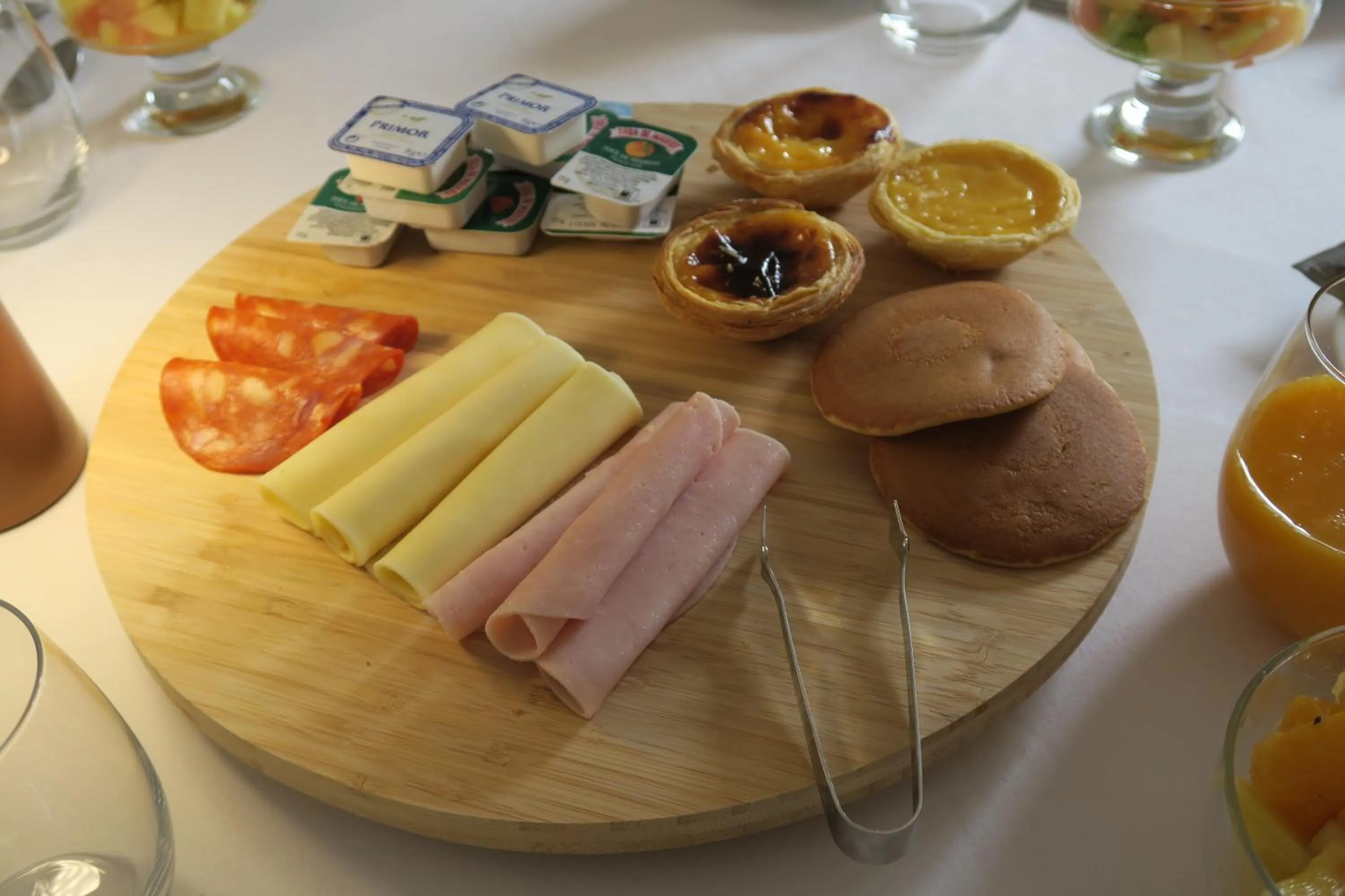 Continental breakfast in Hotel Toural