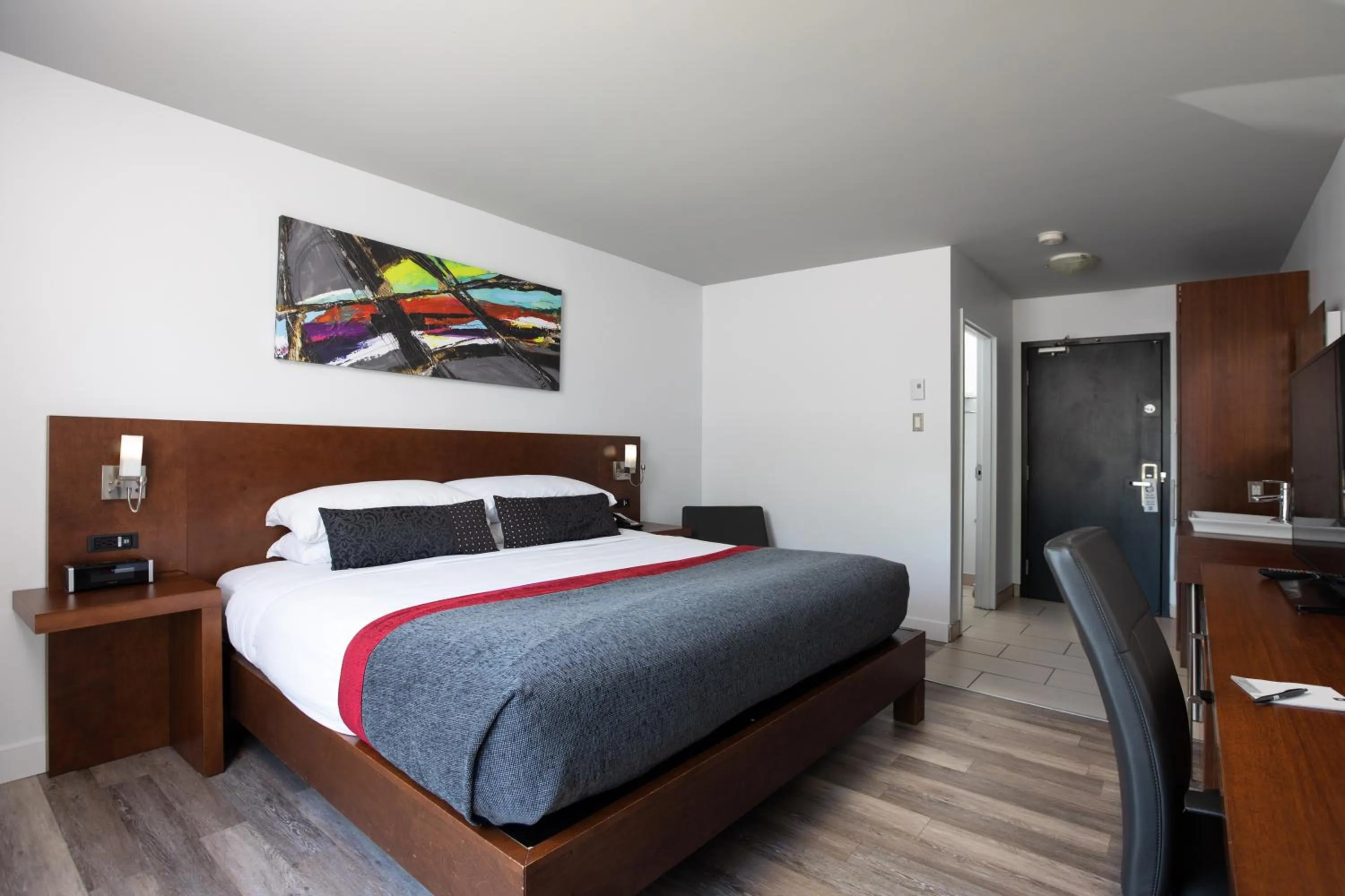 Bedroom, Bed in Hotel V