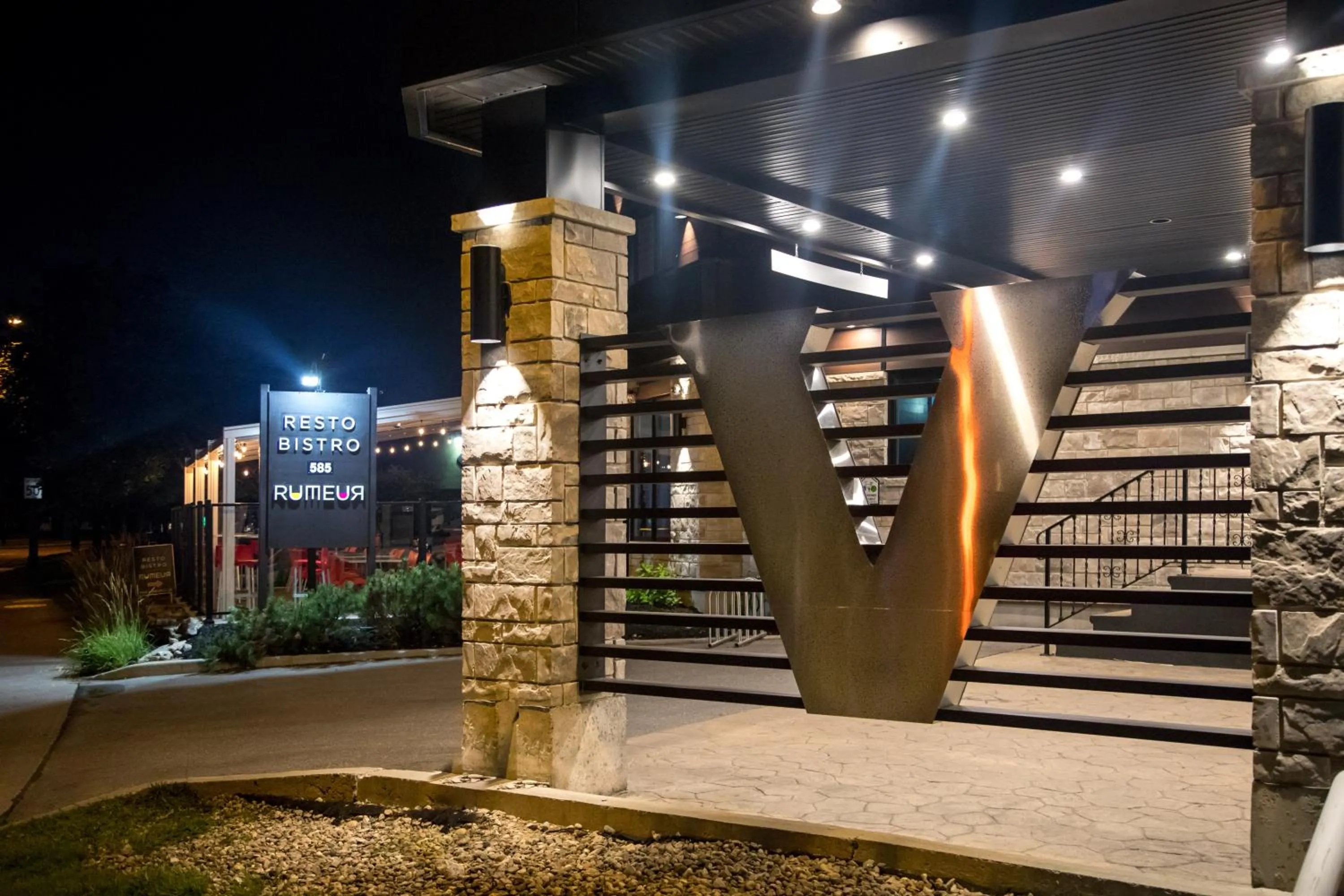 Property logo or sign in Hotel V