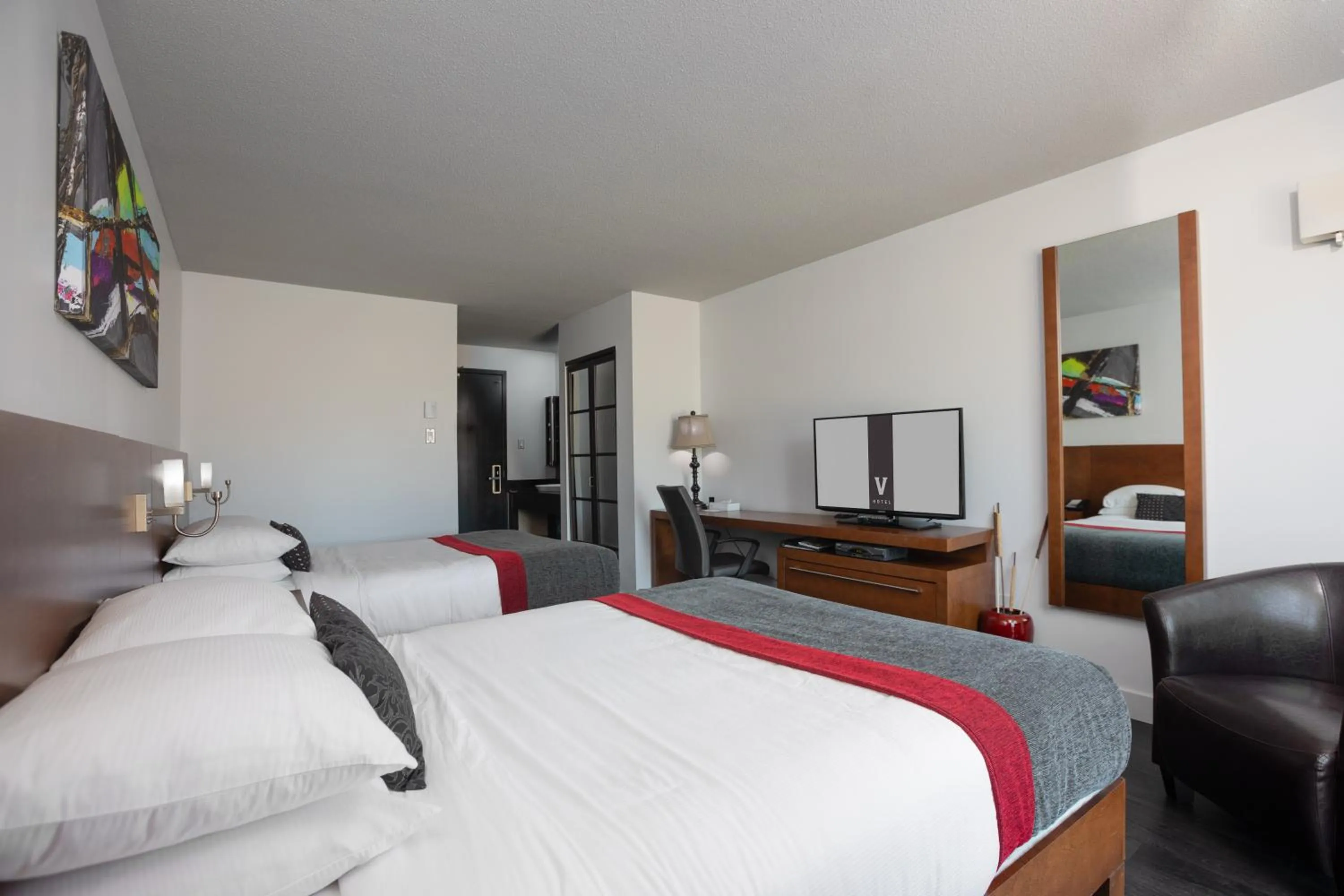 Bedroom, Bed in Hotel V