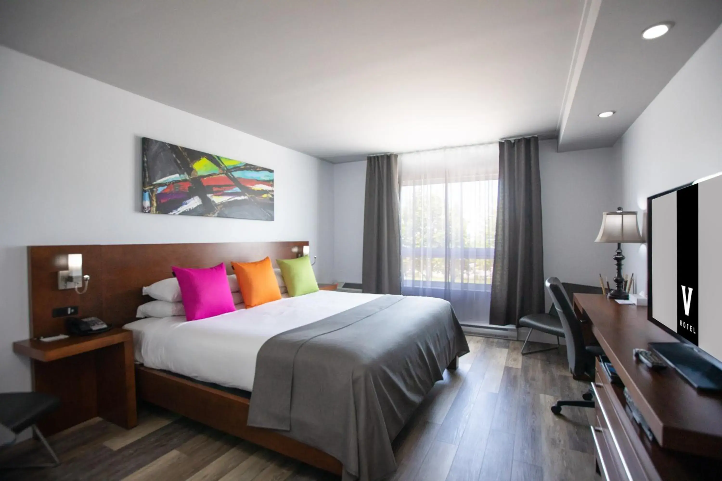 Photo of the whole room, Bed in Hotel V Photo of the whole room, Bed in Hotel V