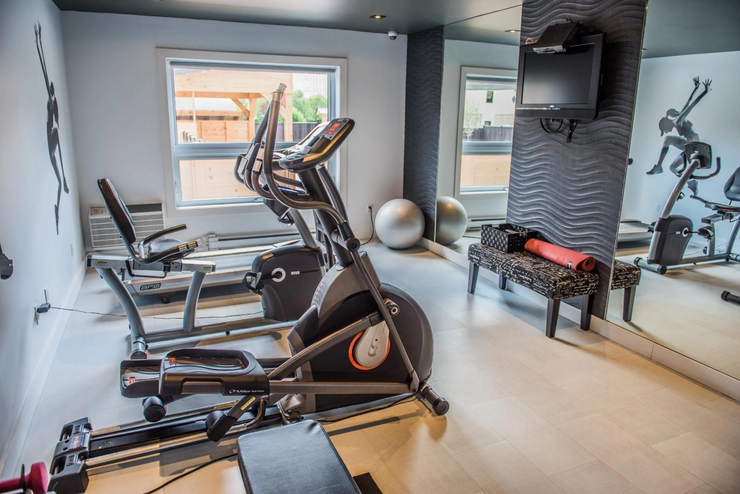 Fitness centre/facilities in Hotel V